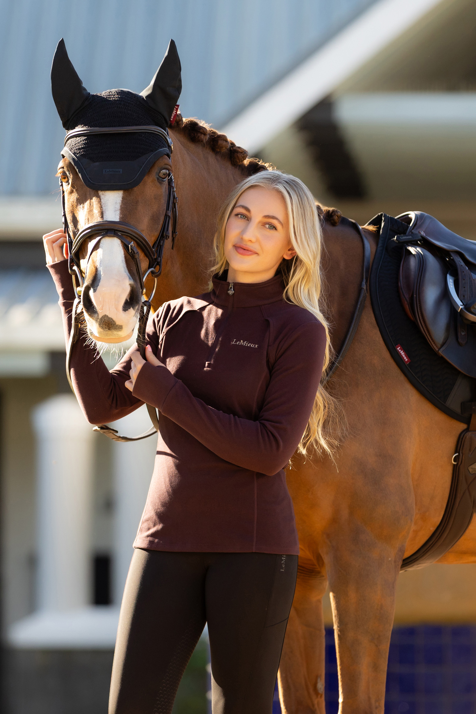 LeMieux Frances naisten fleece, jossa nelj&auml;nnesvetoketju