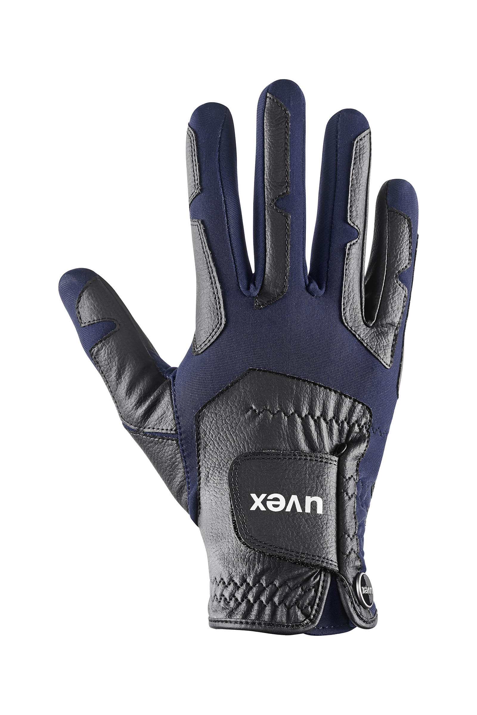 navy-black Uvex Ventraxion Plus Riding Gloves