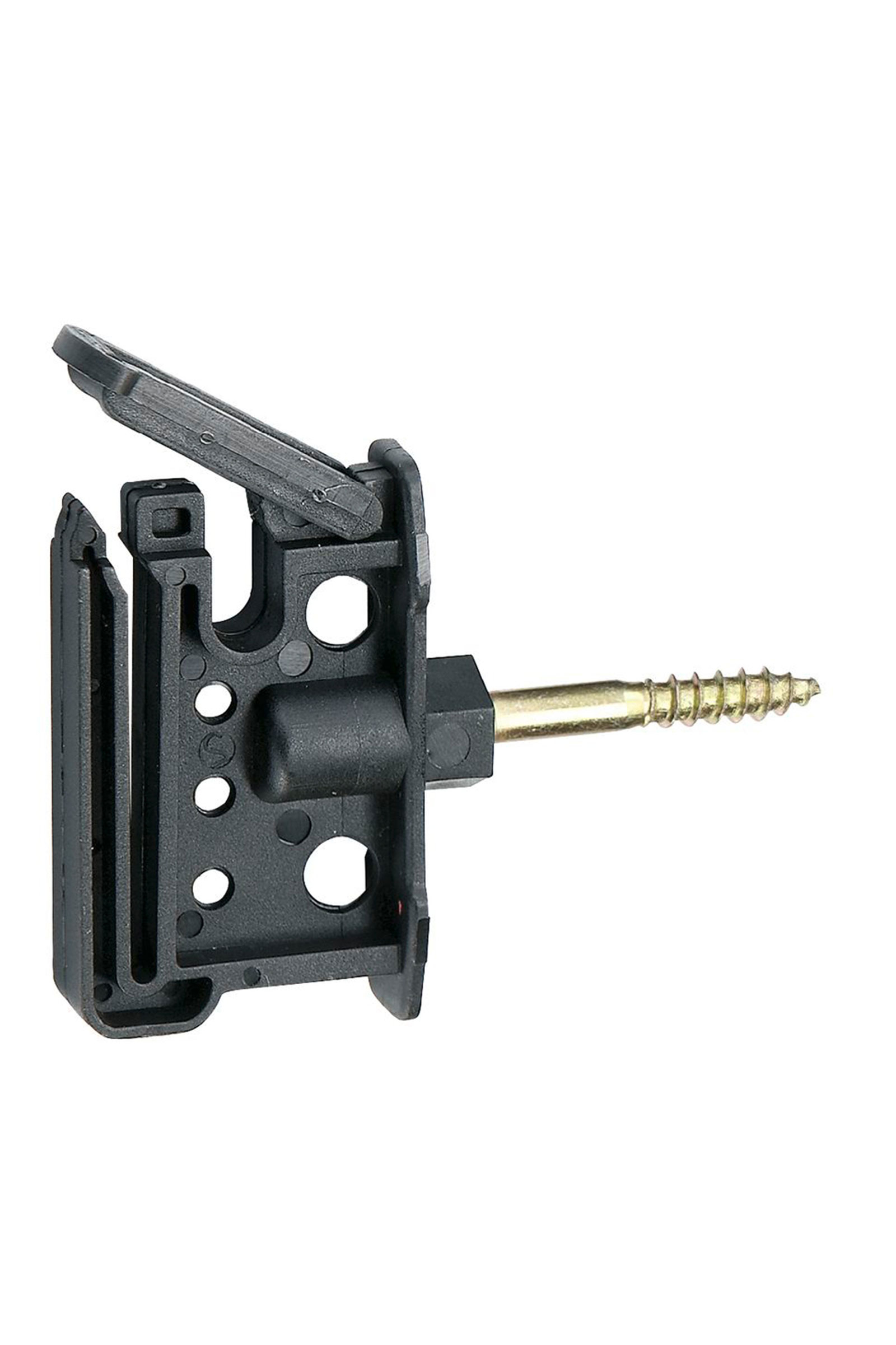 Kerbl Farm Patrol Clip Maxi Tape black -kiinnitin nauhoille ja k&ouml;ysille, 25 kpl