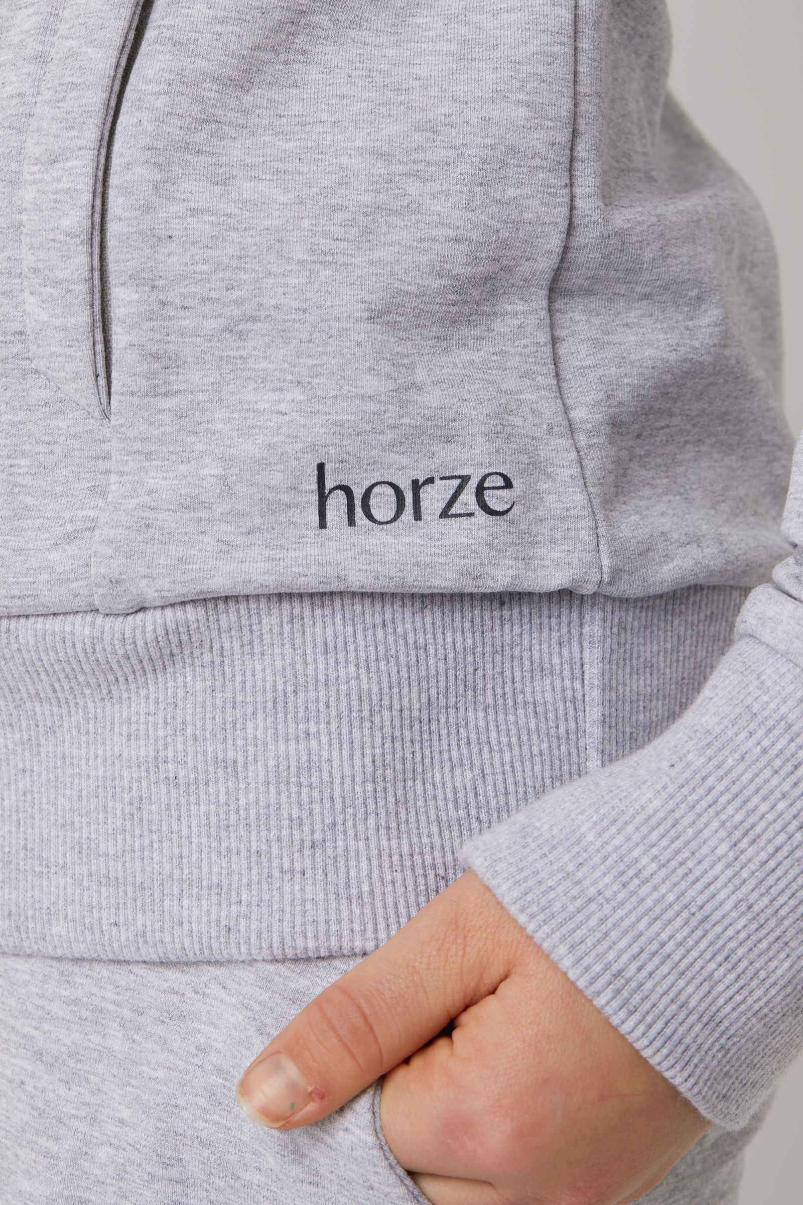 Horze Emmie Organic Cotton lasten collegepaita