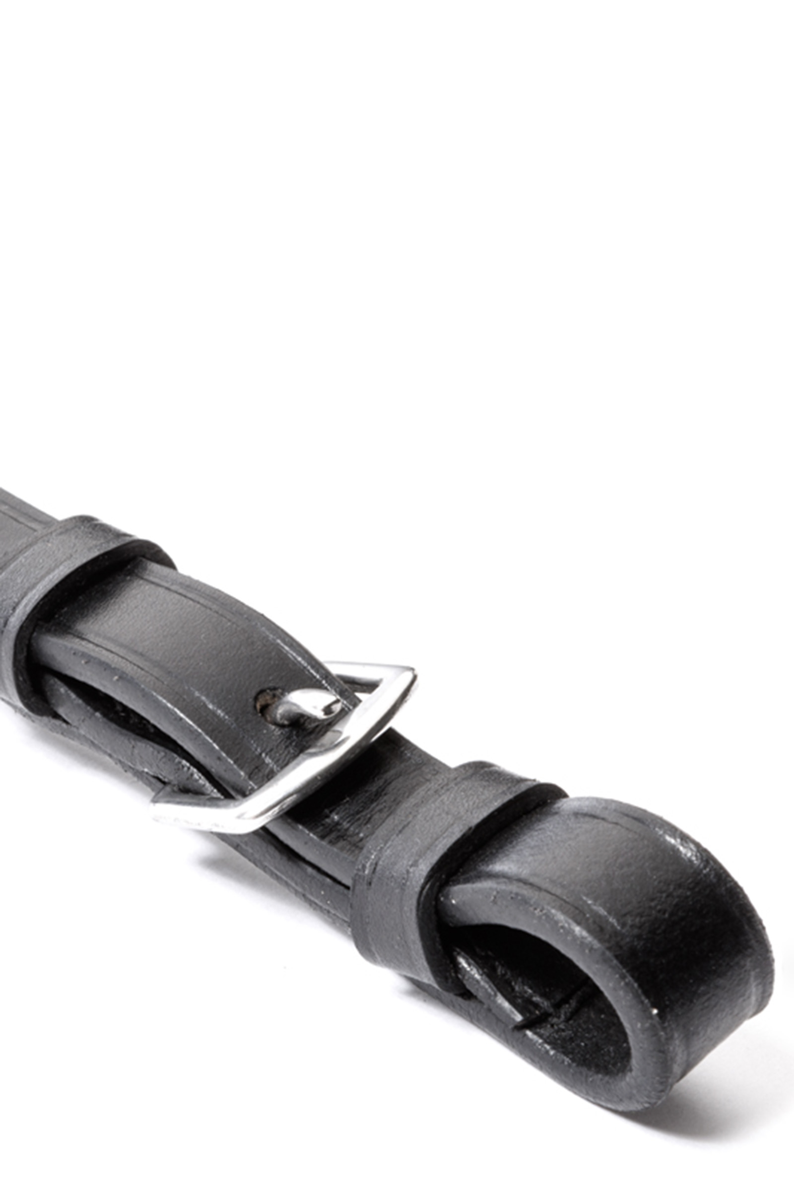 Kavalkade Double Ridge -kumitetut ohjat, 10 pys&auml;ytint&auml;, 16 mm