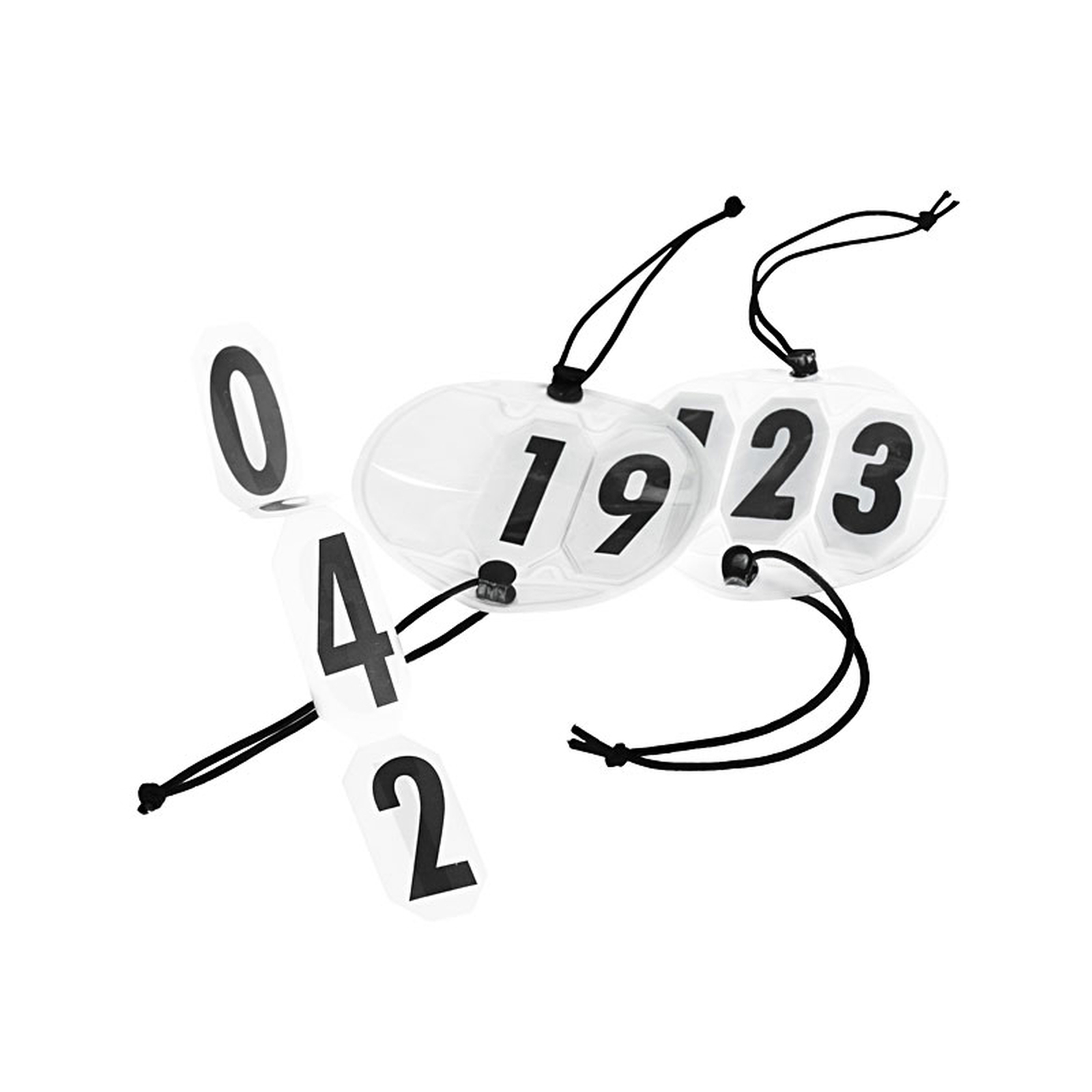 Horzen py&ouml;re&auml;t kilpailunumerot, suuri koko