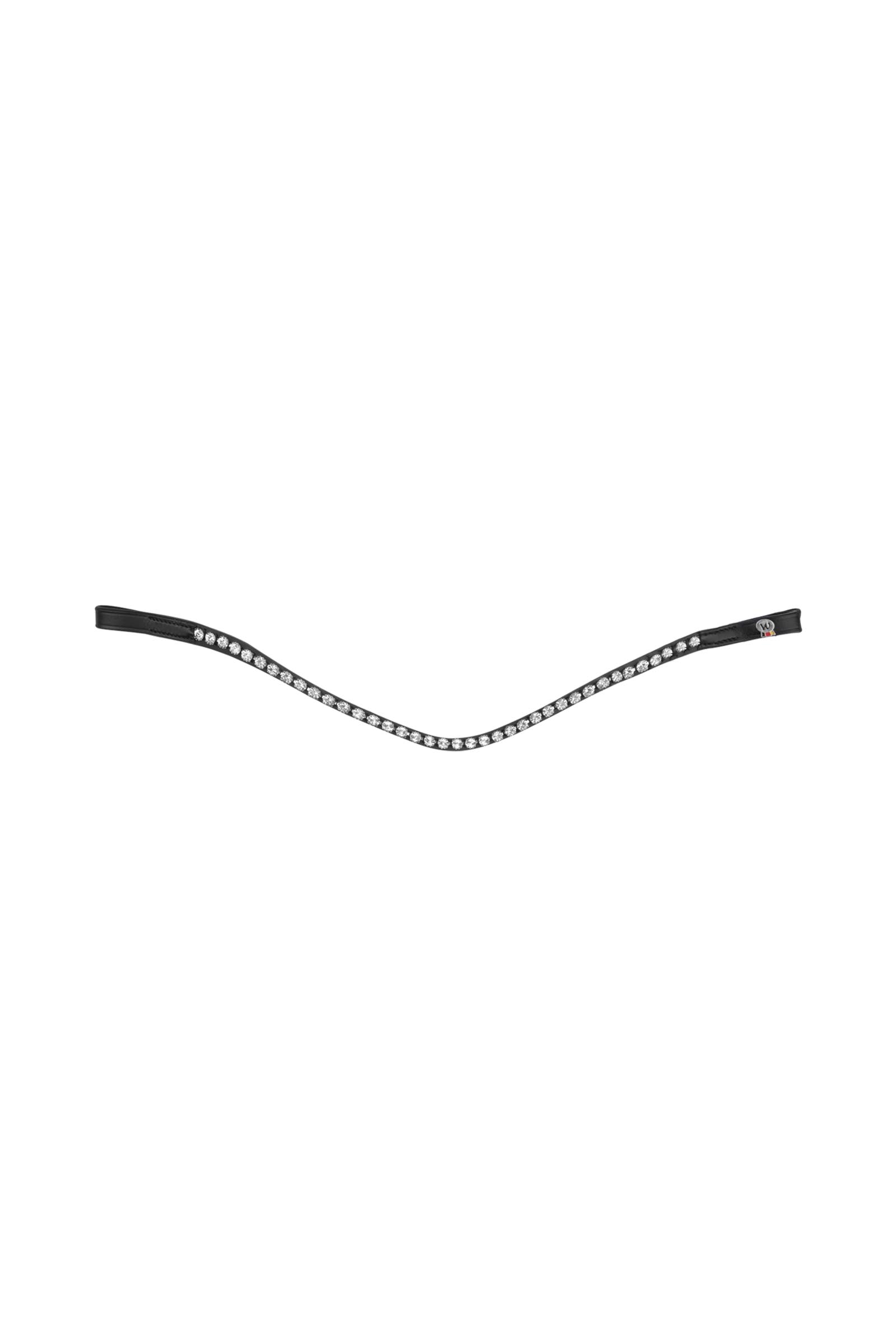 Black/Silver Waldhausen X-Line Glamour Browband 