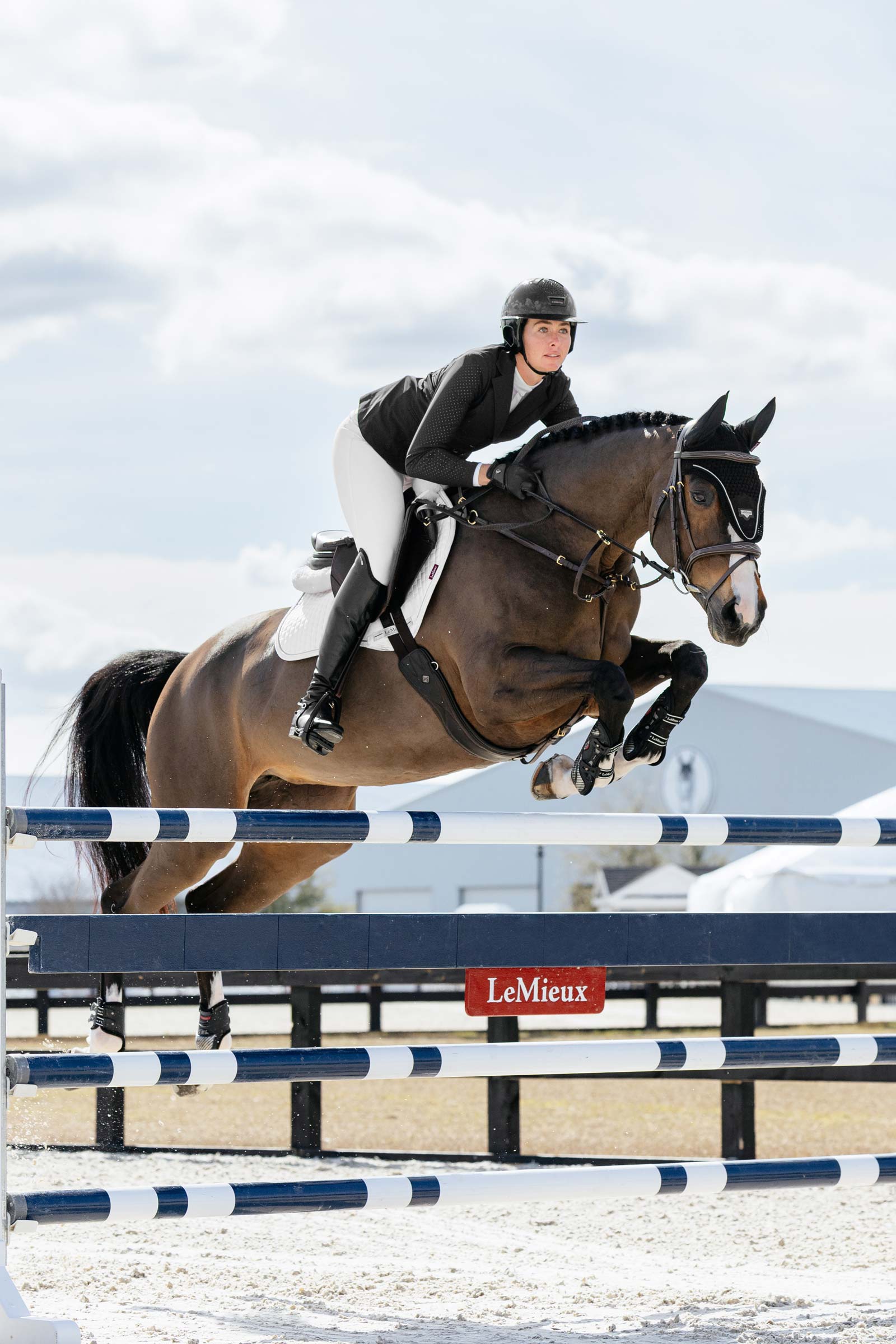 LeMieux Jessica naisten Mesh N&auml;yt&auml; takki