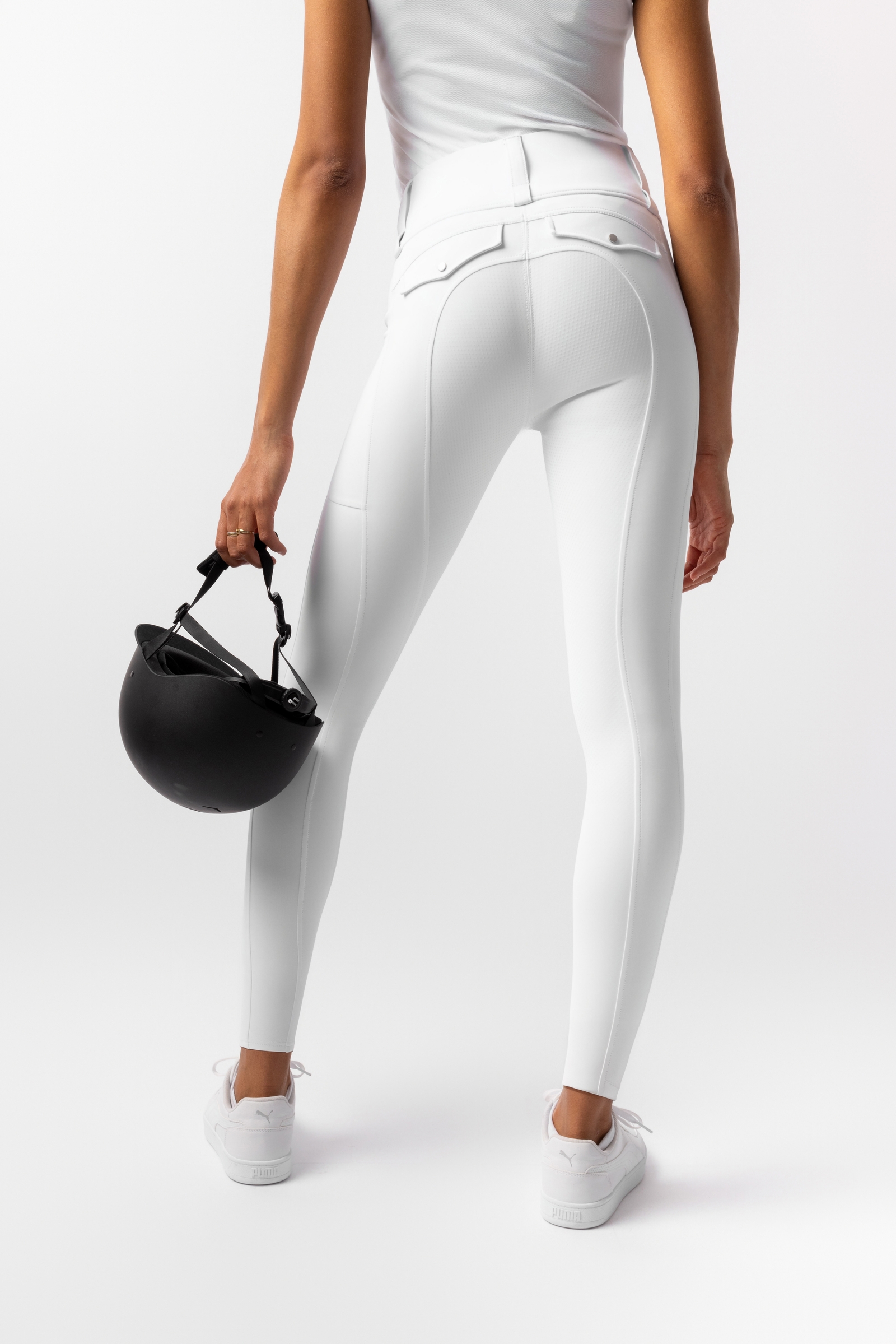 Horze Anya naisten kokopaikkaiset ratsastusleggingsit silikonigripillä UPF 50+