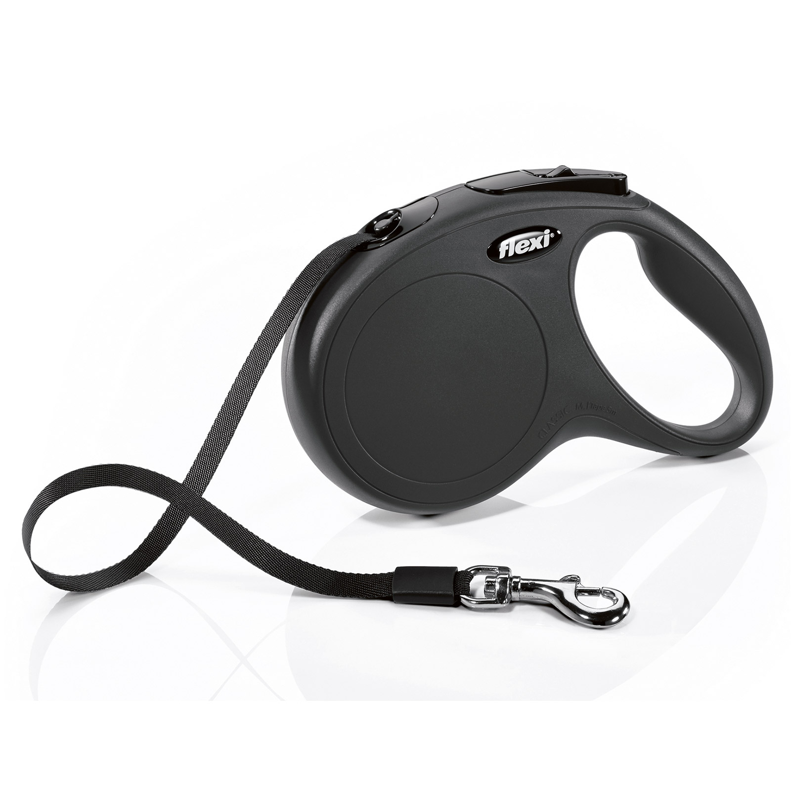 Black Flexi New Classic, nauhalla, koko M, 5 m