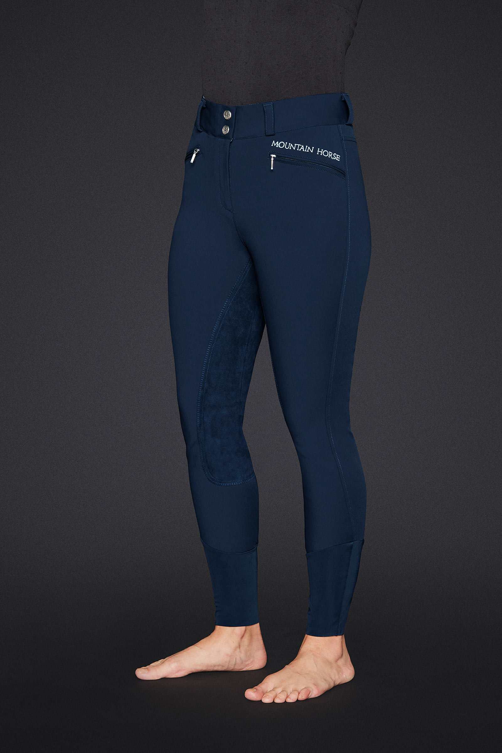 Mountain Horse Diana naisten ratsastushousut kokopaikalla keinonahasta