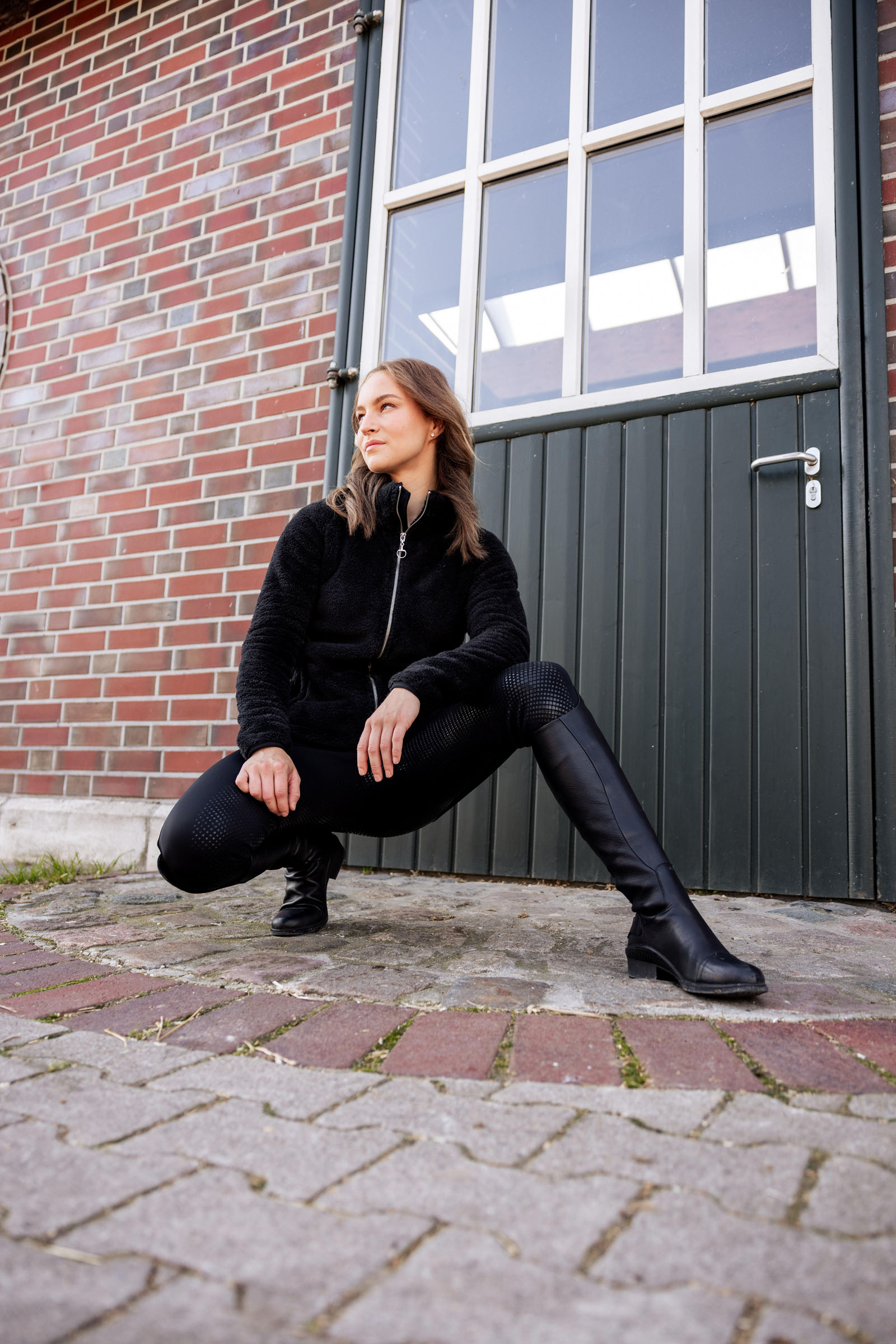 Horze Grand Prix Thermo Softshell -naisten silikonipainatetut kokopaikkaiset ratsastushousut