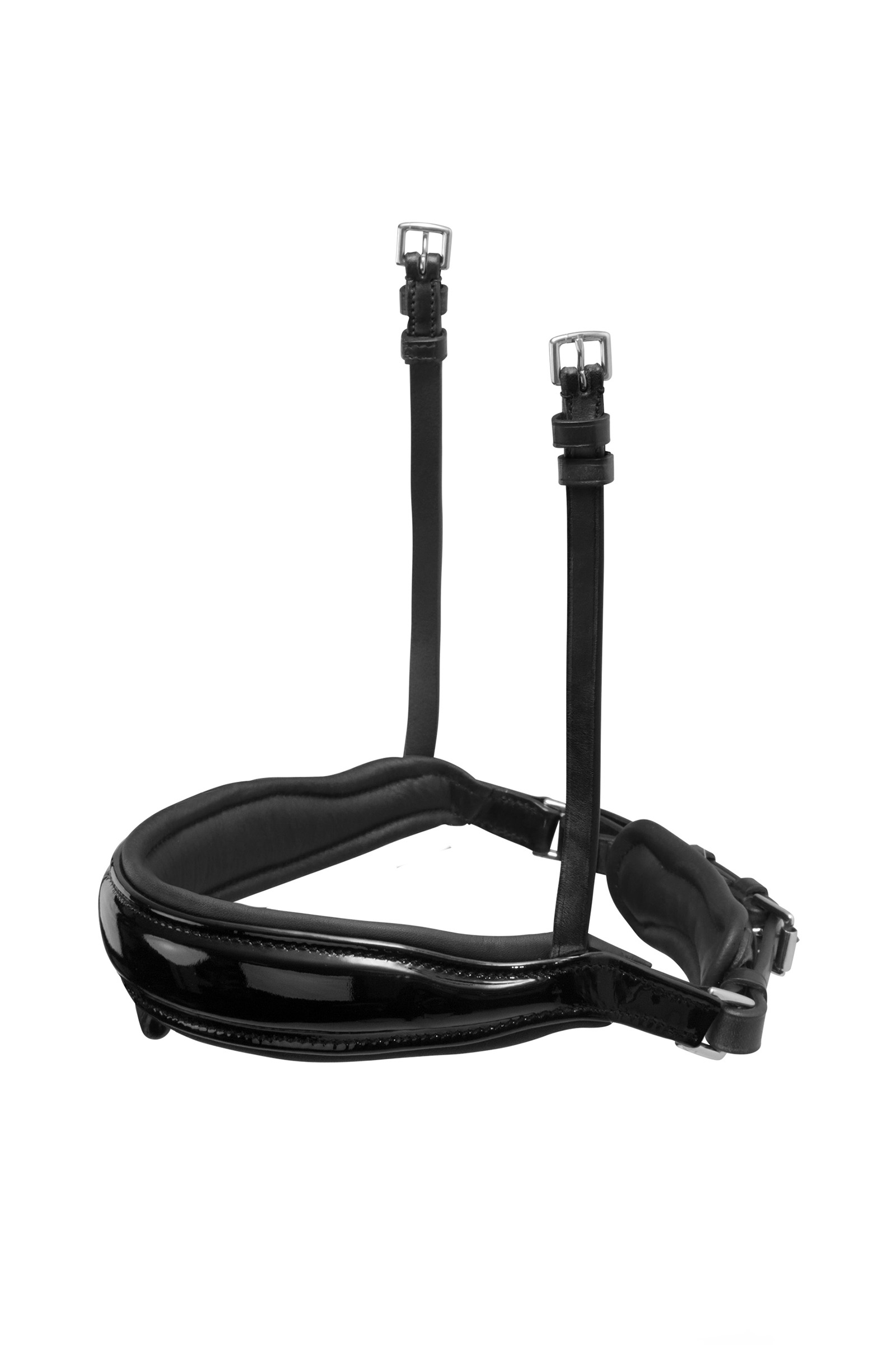 black/patent/silver Schockemöhle Sports Noseband Stanford