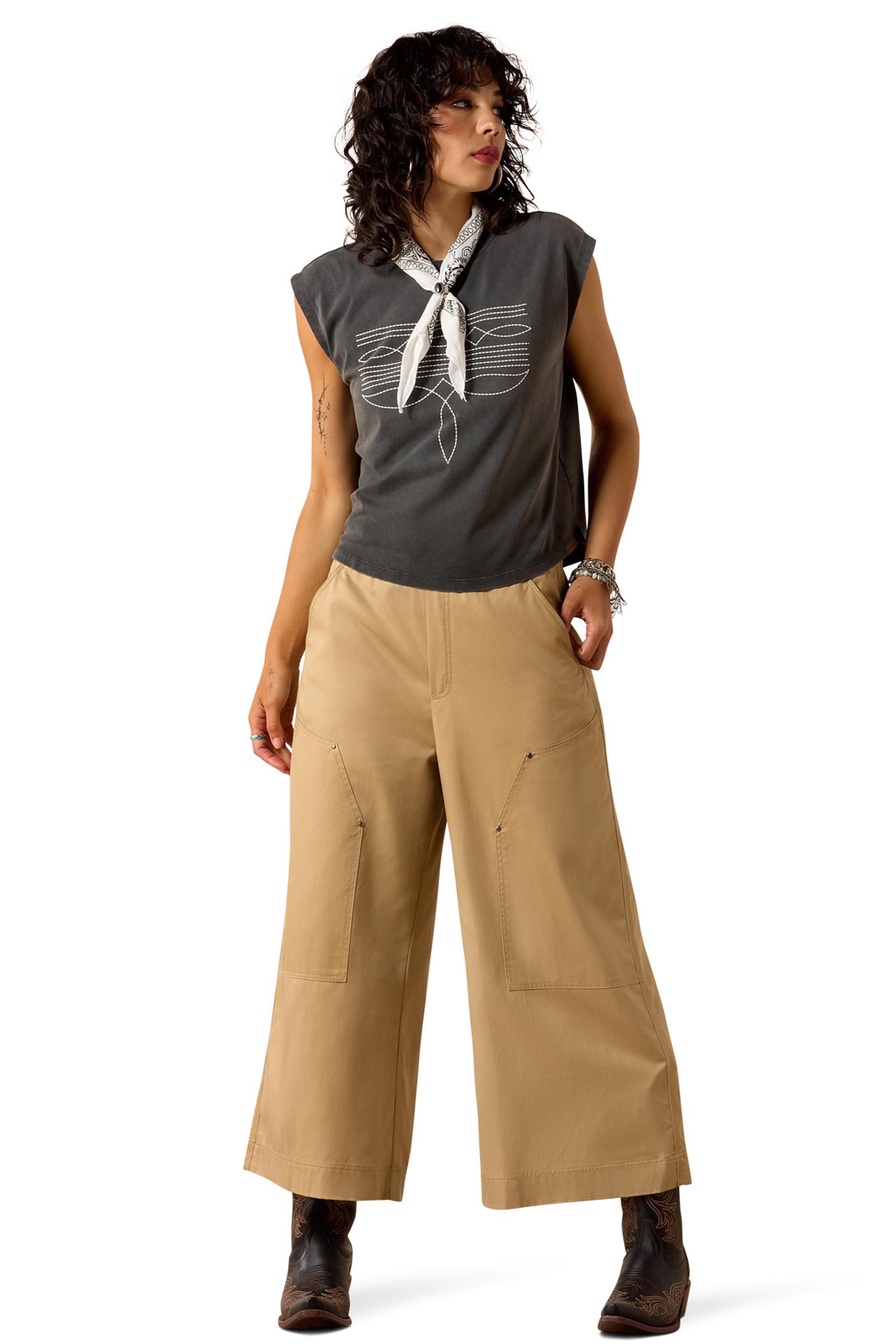 Ariat Naisten Dallas lyhyt T-paita