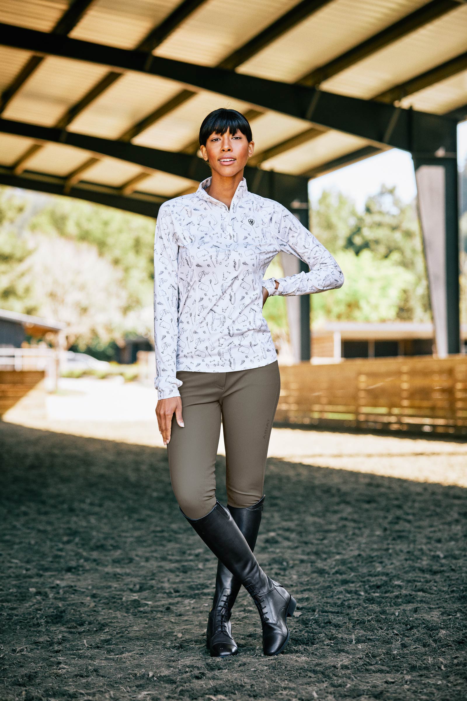 Ariat Palisade Cocoa Naisten korkeat ratsastussaappaat