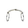 Sprenger Dynamic RS Sensogan Loose Ring Snaffle, Single Jt., 16mm