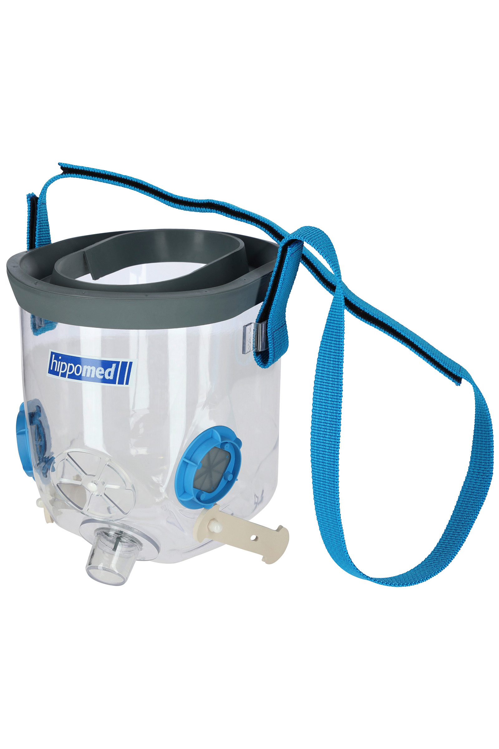 Hippomed inhalaattorin maski, lisätarvike AirOne Flex inhalaattoriin, kylmäverinen