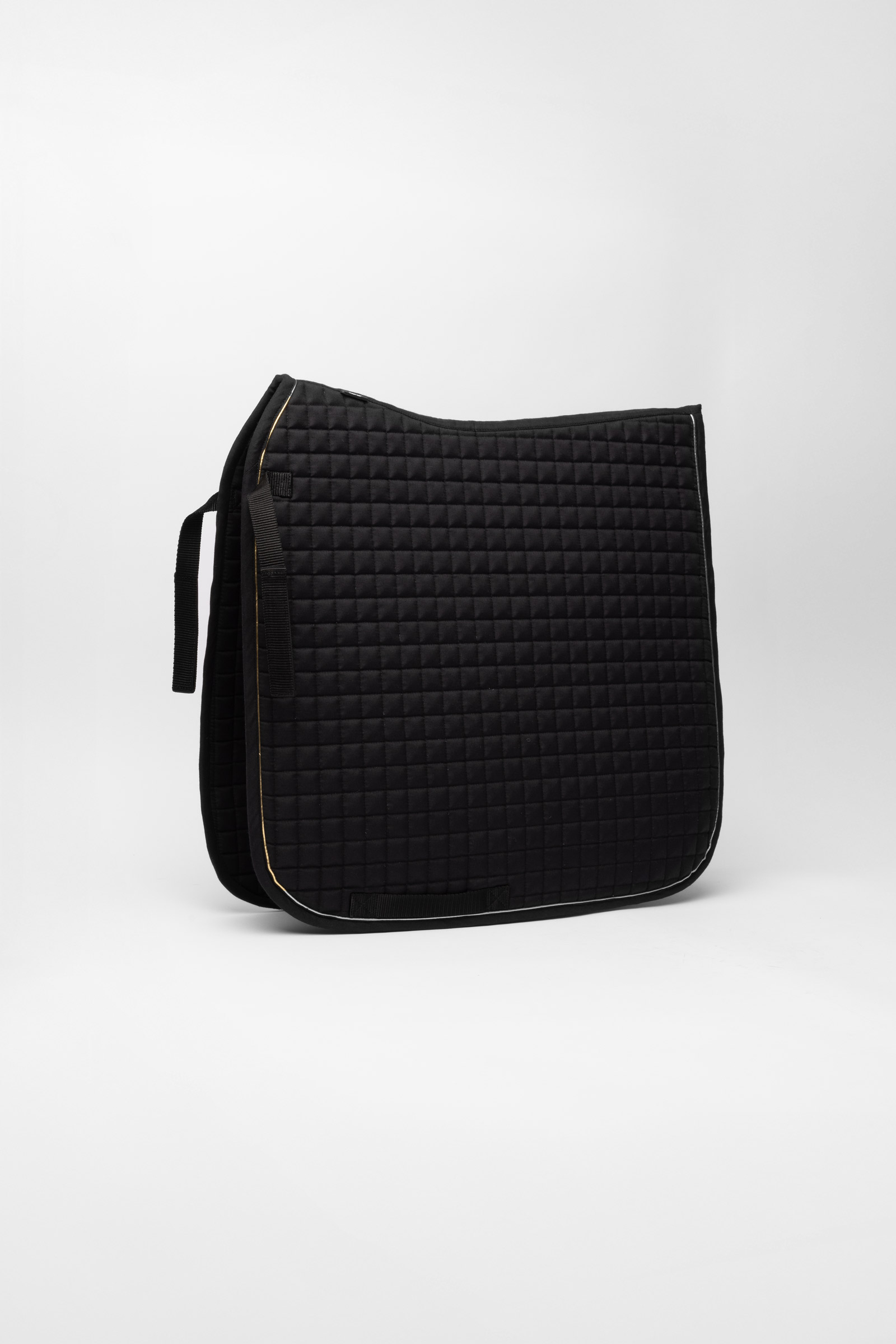 Black/Gold Horze Exeter Koulusatulahuopa