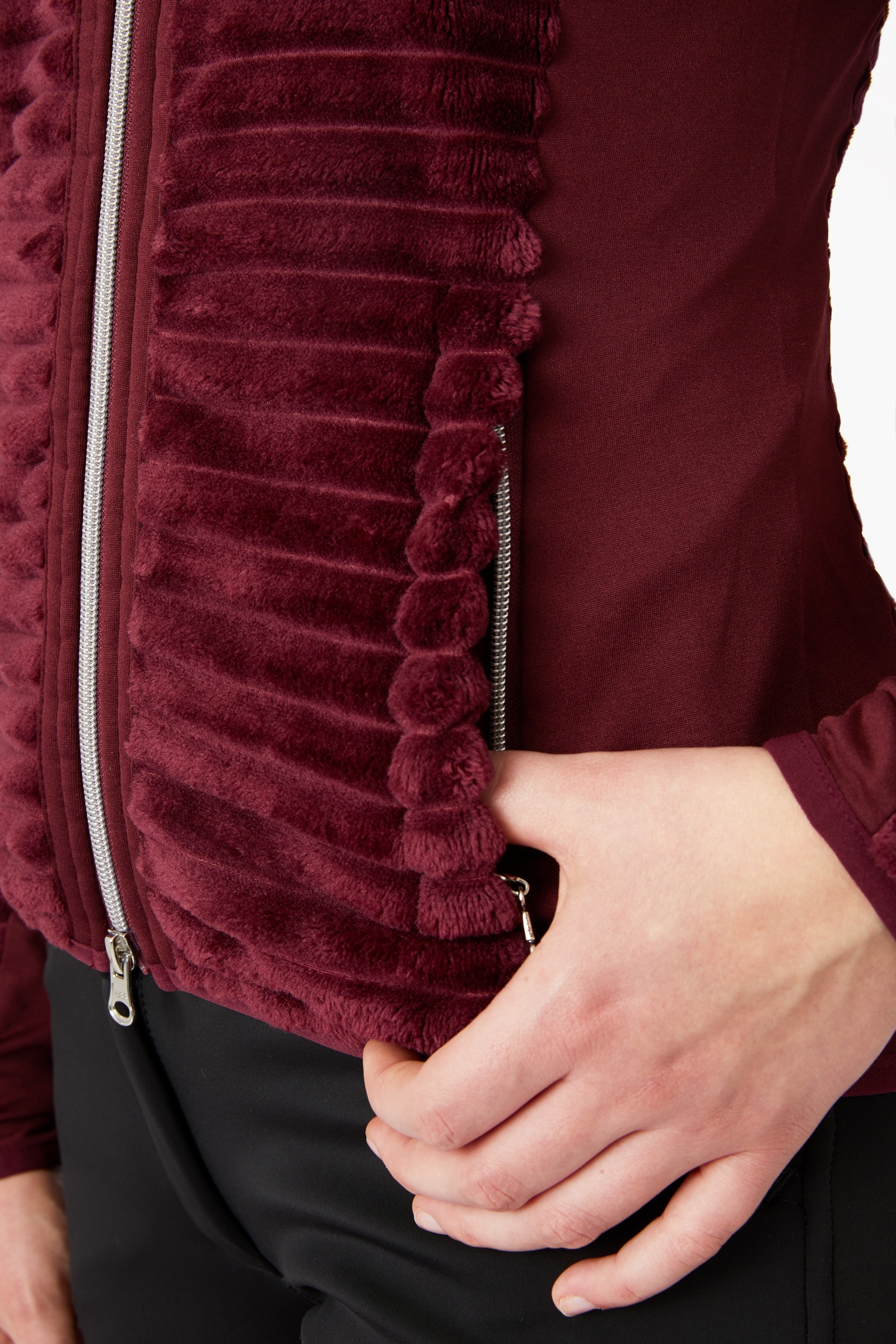 Horze Della naisten raidallinen fleecetakki