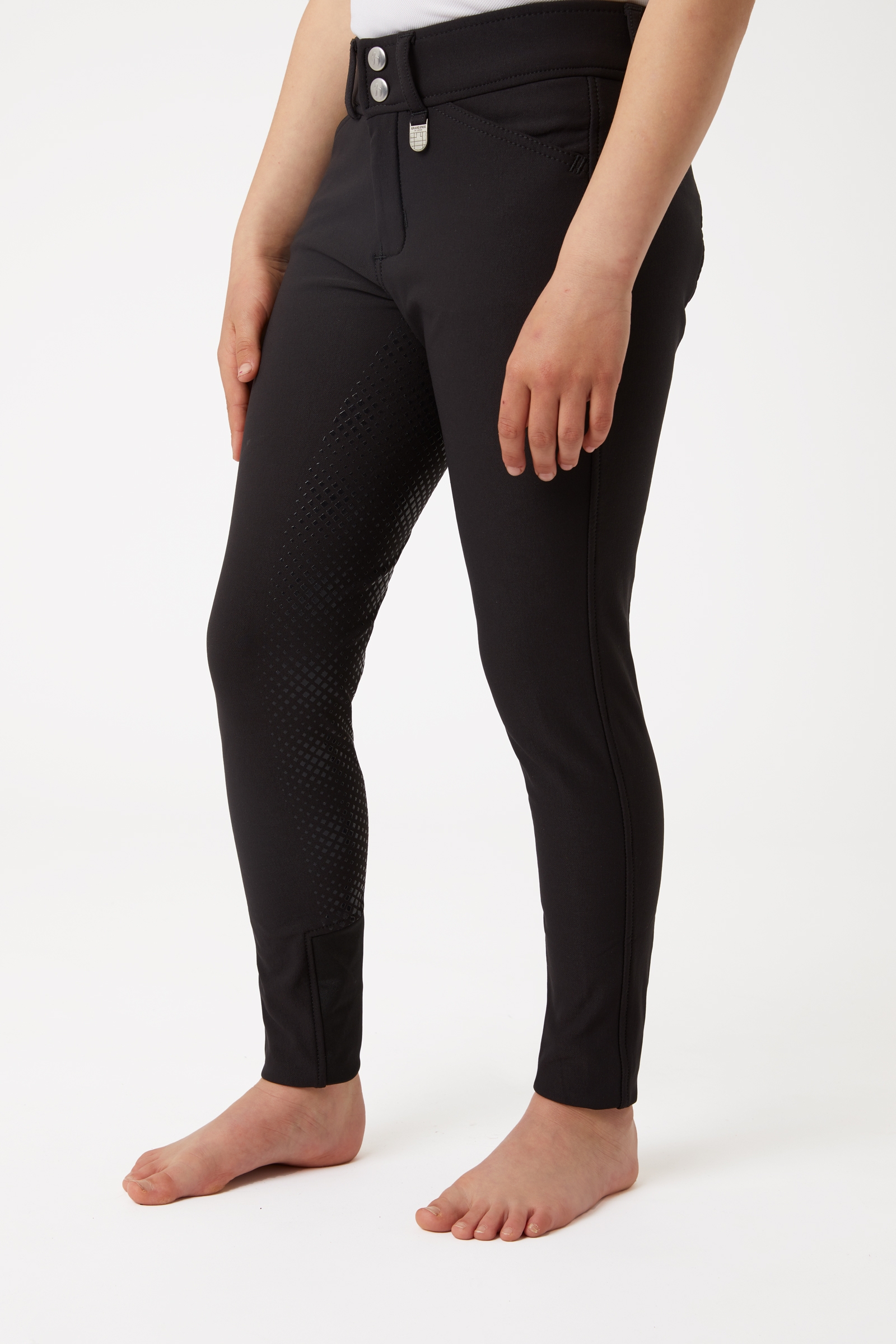 Horze Grand Prix lasten kokopaikkaiset ratsastushousut silikonigripillä, UPF 50+