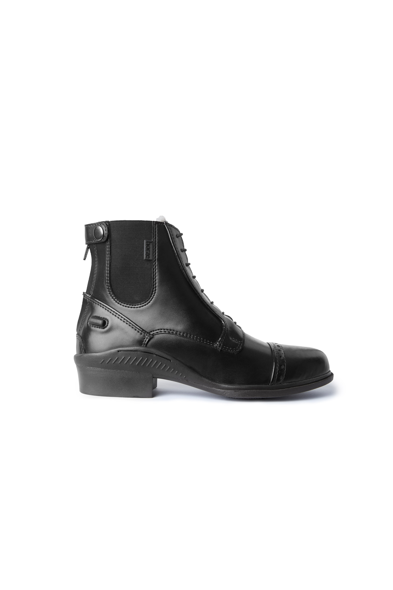 Horze Kilkenny Lux naisten talvijodhpurit brogue-yksityiskohdilla