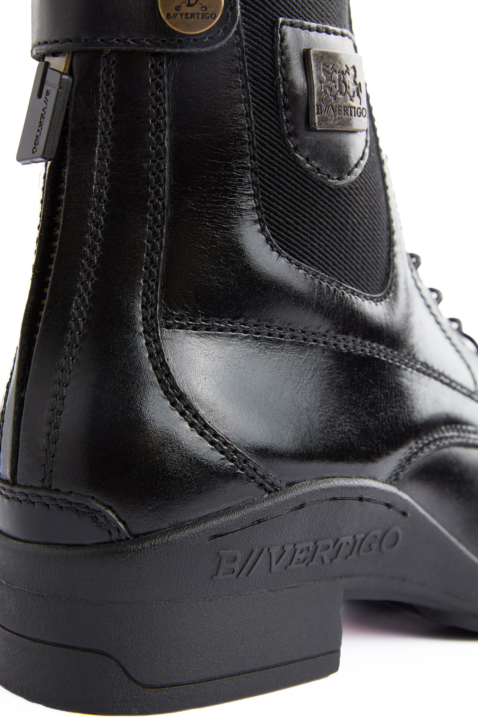 B Vertigo Jupiter naisten nahkajodhpurit nauhoilla