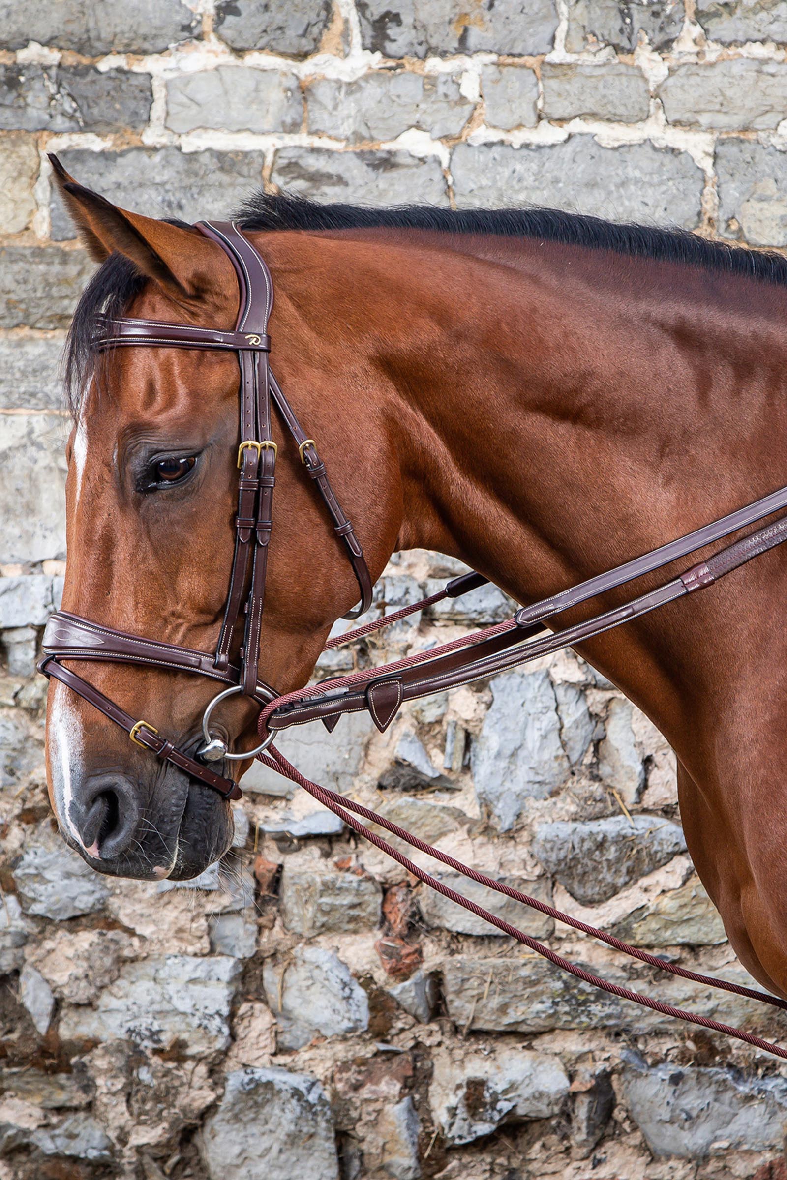 Dy'on D-Collection apuohjat nahka/nylon 16 mm