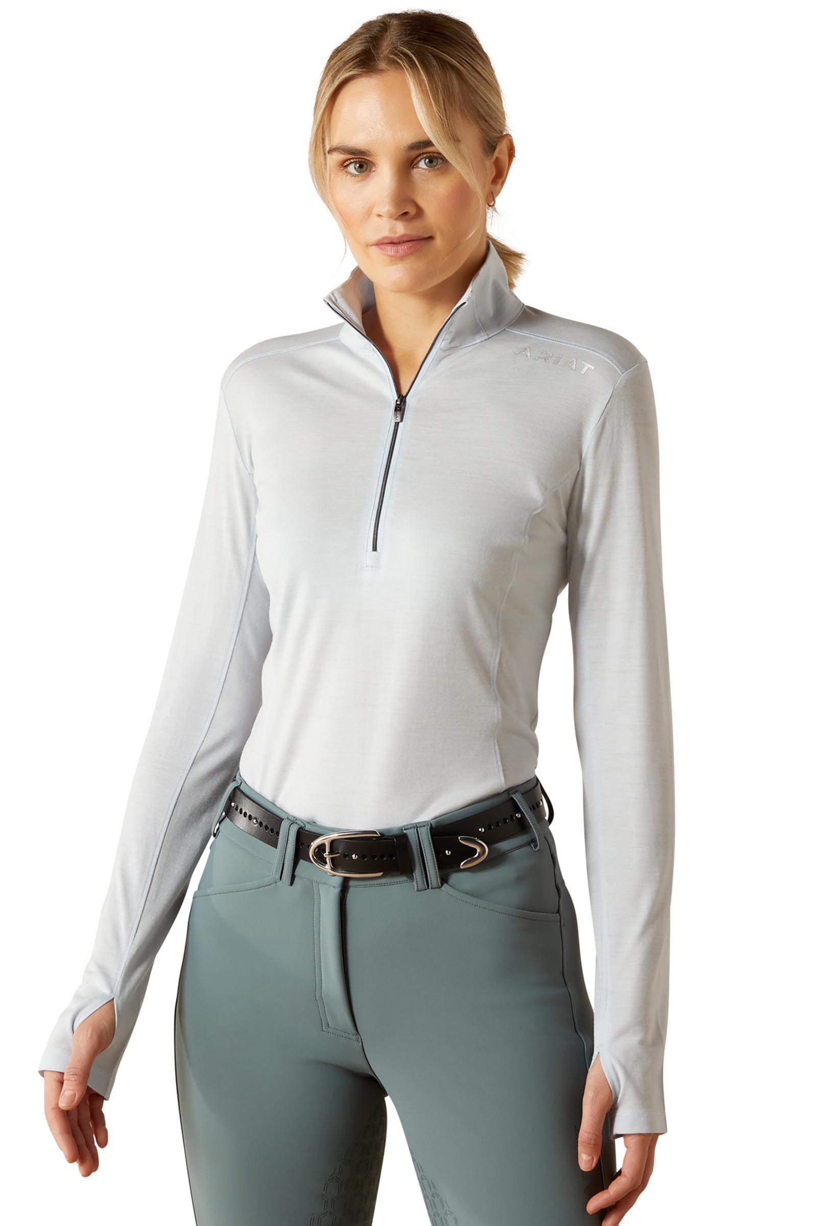 Skyway Ariat Cheviot Women&acute;s 1/4 Zip Baselayer Shirt