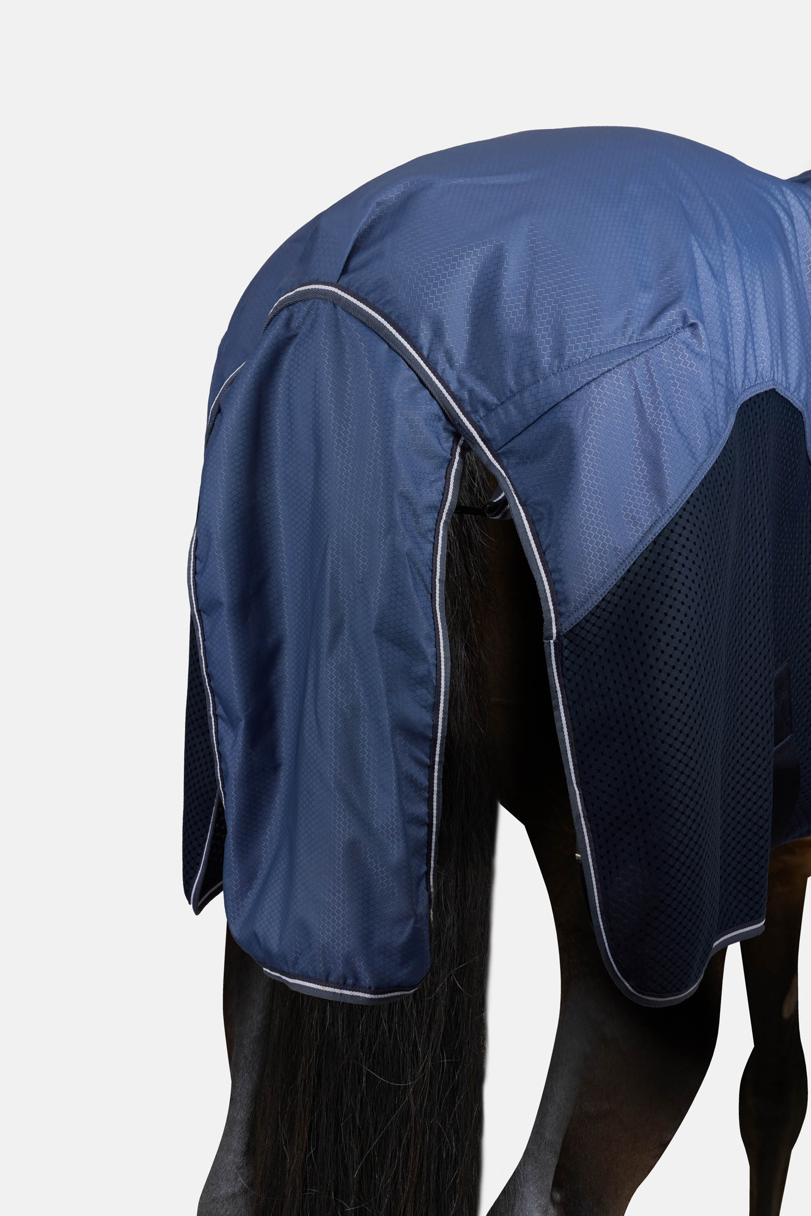 Horze Aircool 3D ulkoloimi sateeseen irrotettavalla kaulakappaleella