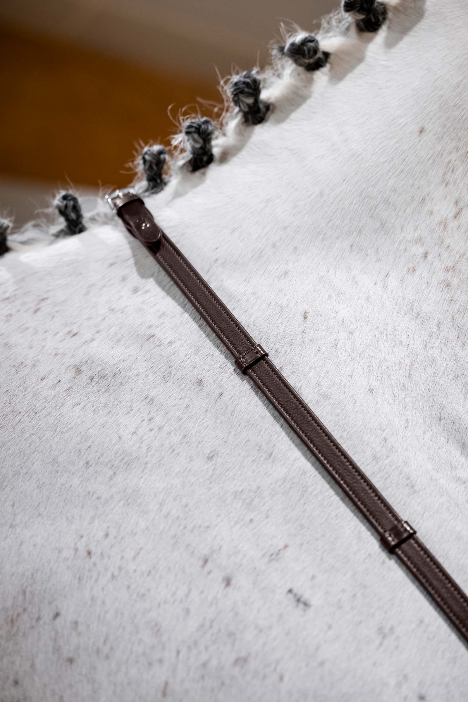 Brown Horseware estekankohihnat stoppareilla