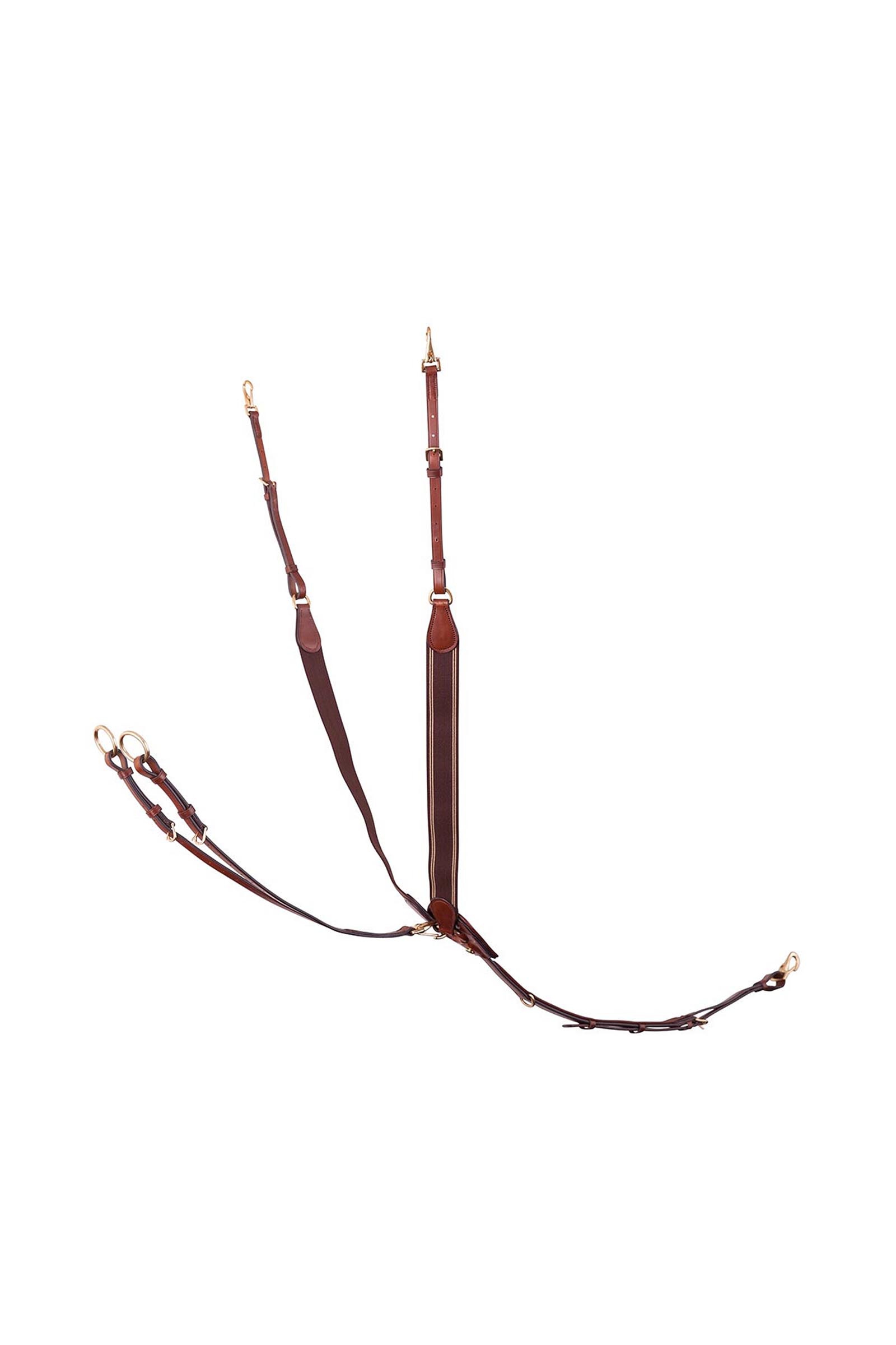 Tobacco BR Taunton joustava rintaremmi irrotettavalla martingaalilla