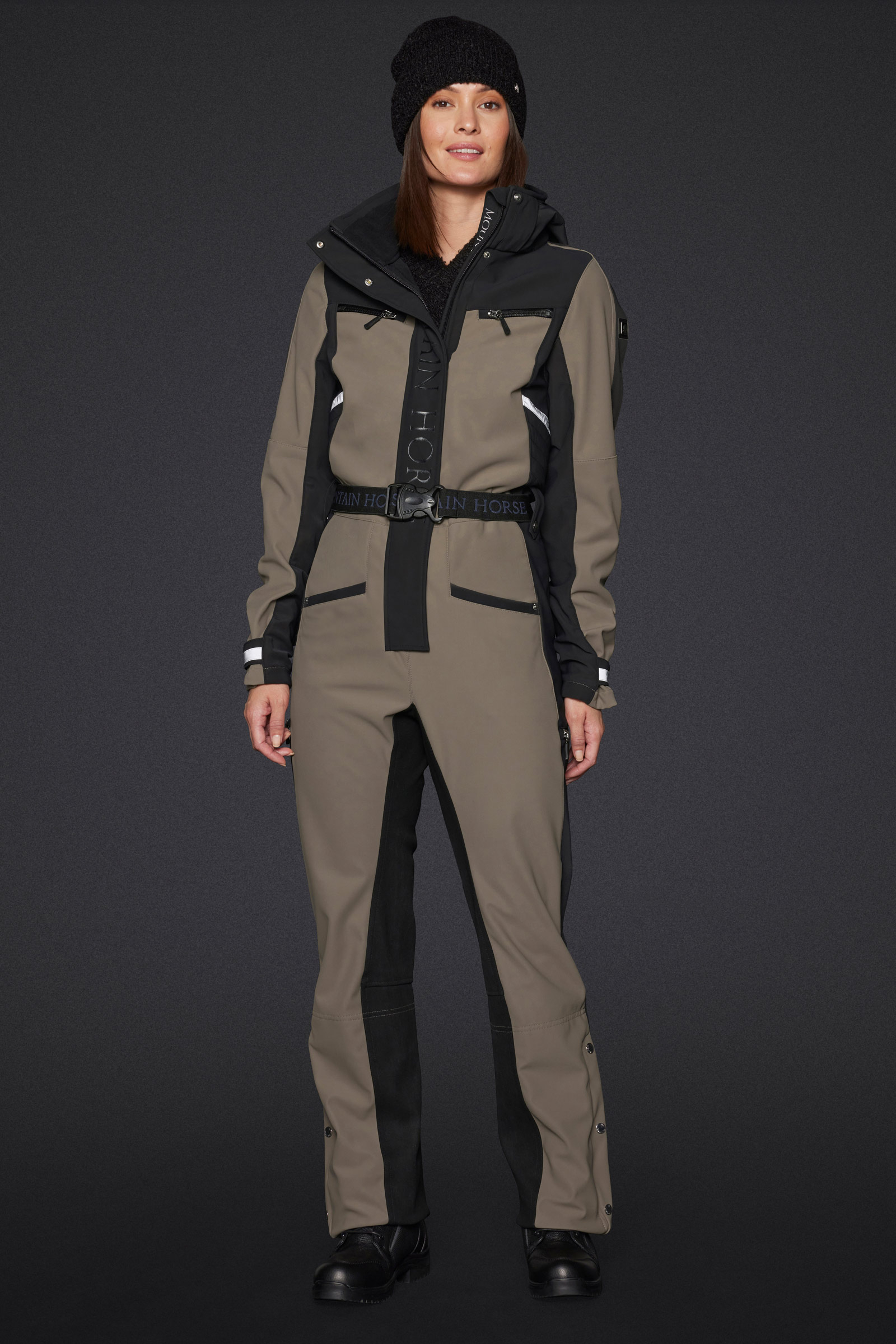 Urban Taupe Mountain Horse Jen Softshell Overall