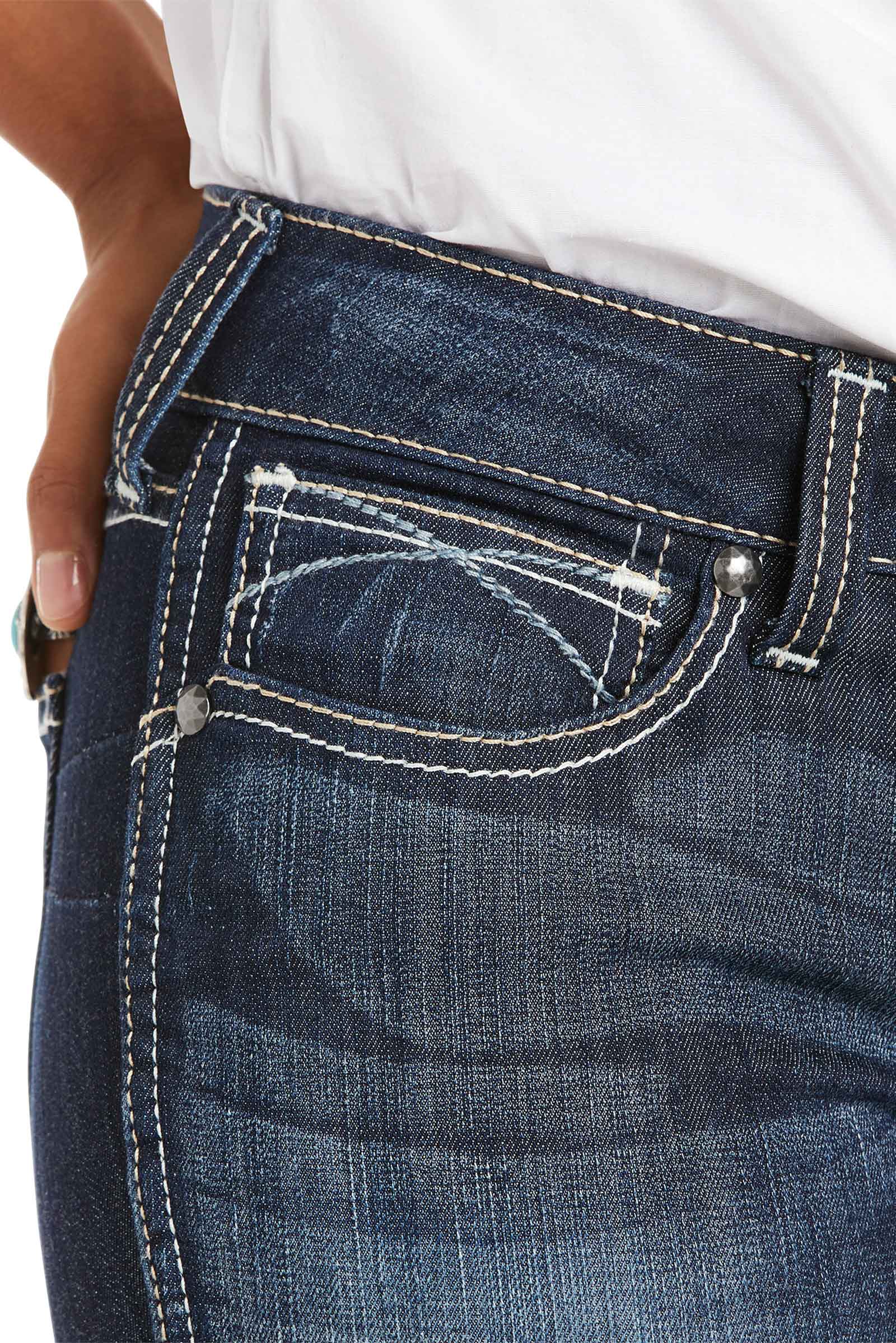 Ariat Ella R.E.A.L naisten stretch skinny-farkut keskipitkällä vyötäröllä