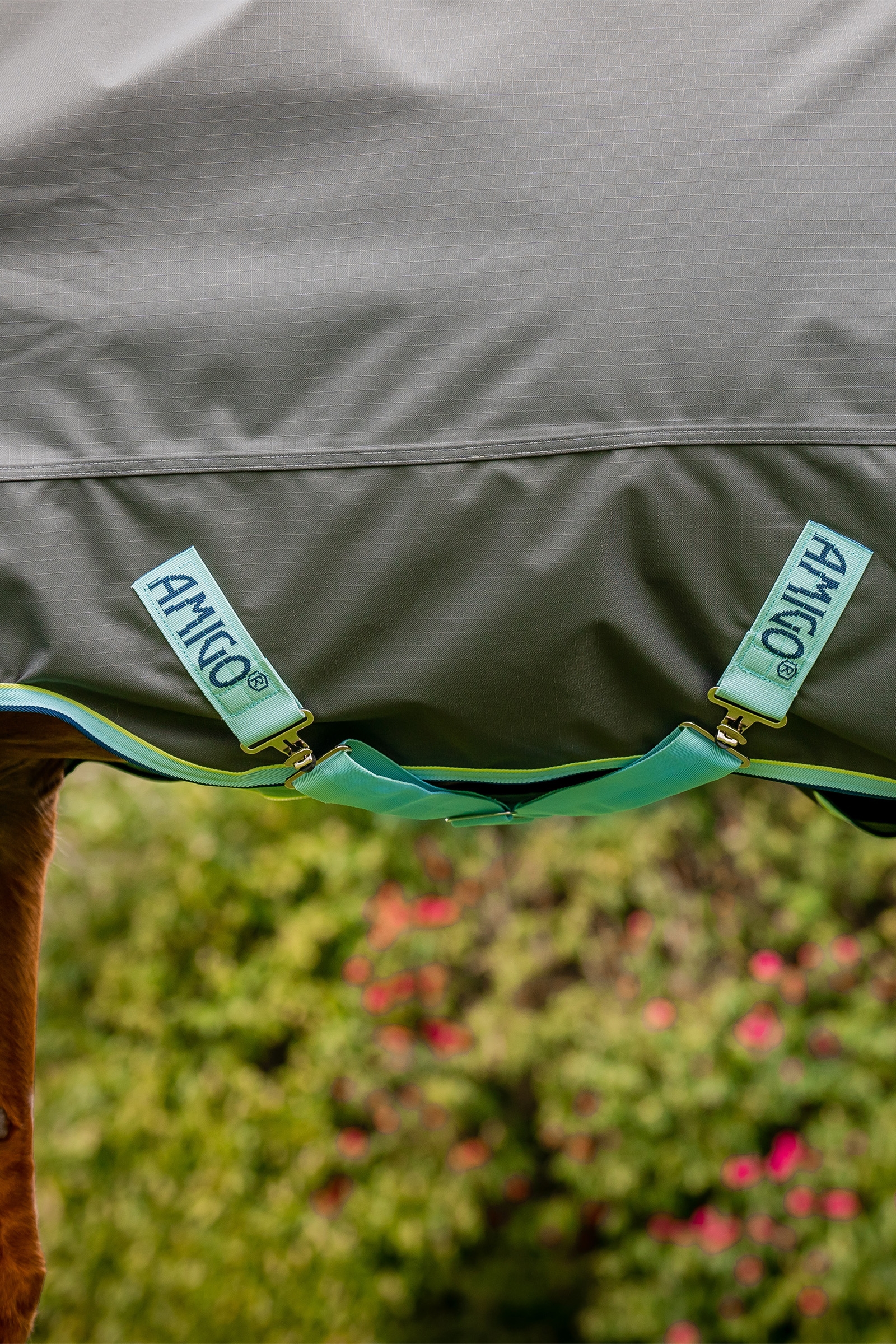 Horseware Amigo Hero Ripstop outdoordeken met fleecevoering, 50g