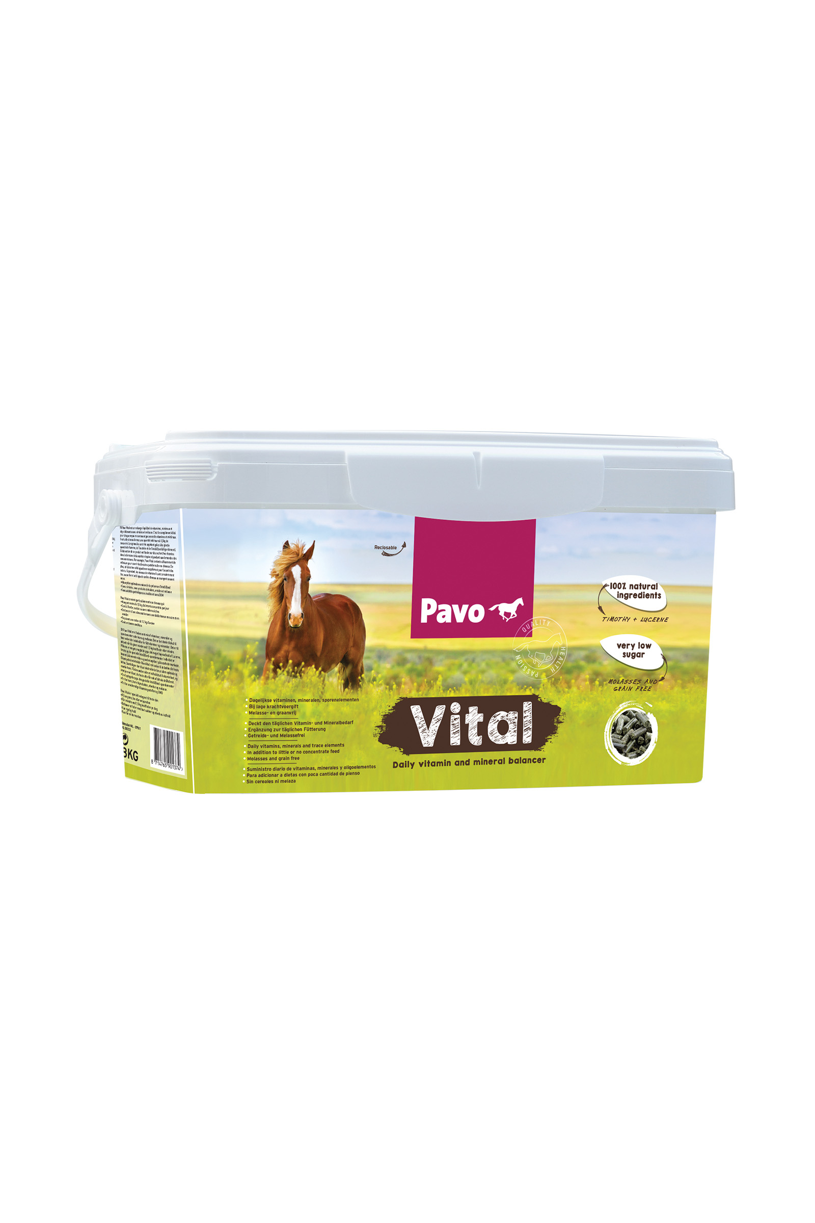 Pavo Vital vitamiini- ja kivennäislisä, 8 kg