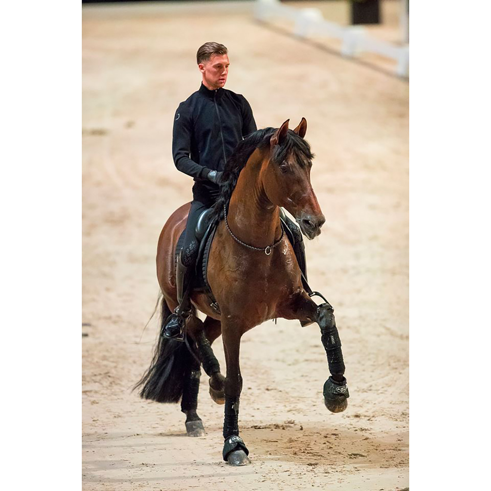 Brown F.R.A. Freedom Riding Articles Kripton kaulanaru (System 1) kudottua nahkaa, 15 mm