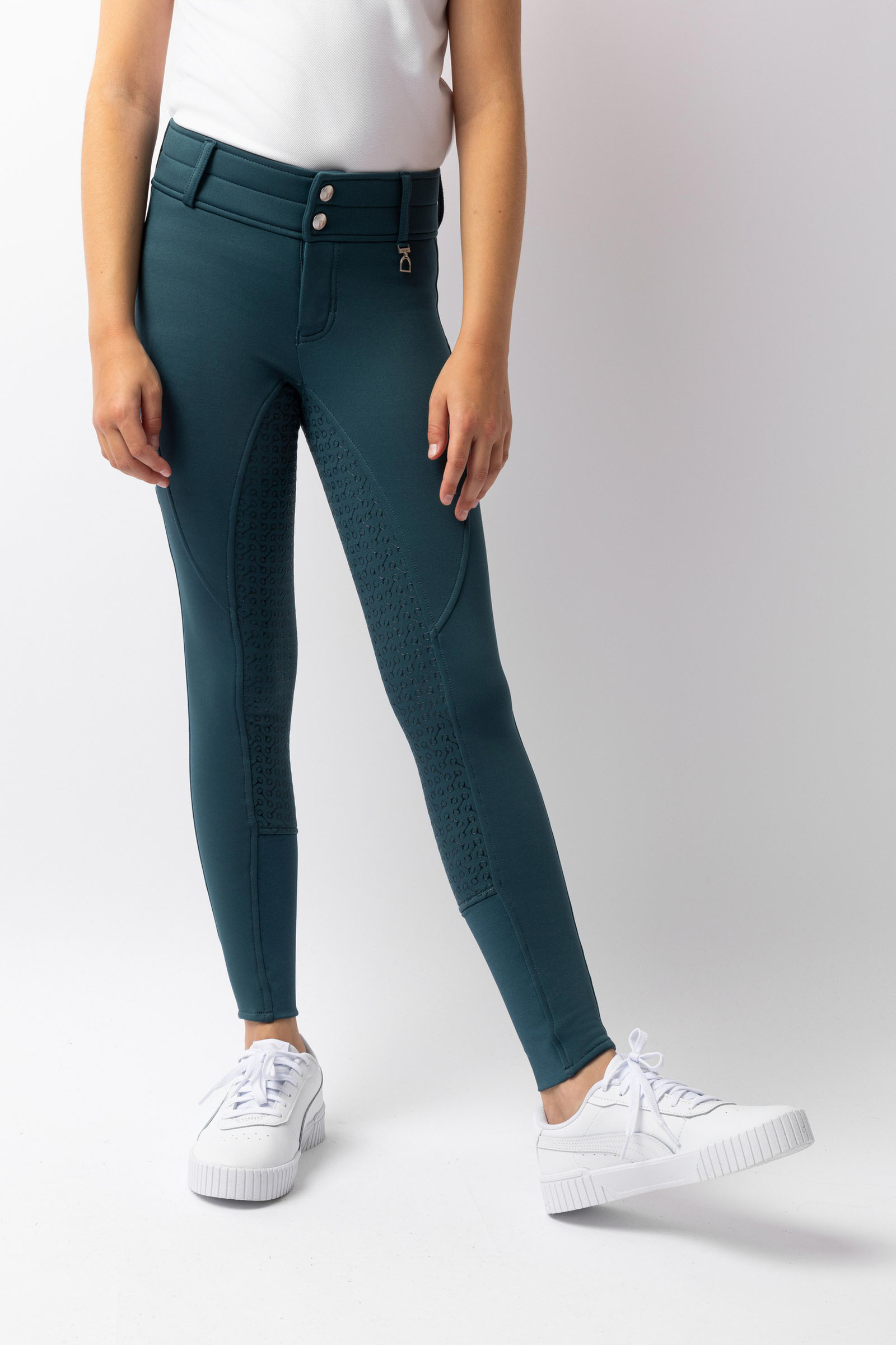 Horze Rhea lasten kokopaikkaiset l&auml;mp&ouml;ratsastushousut takataskuilla