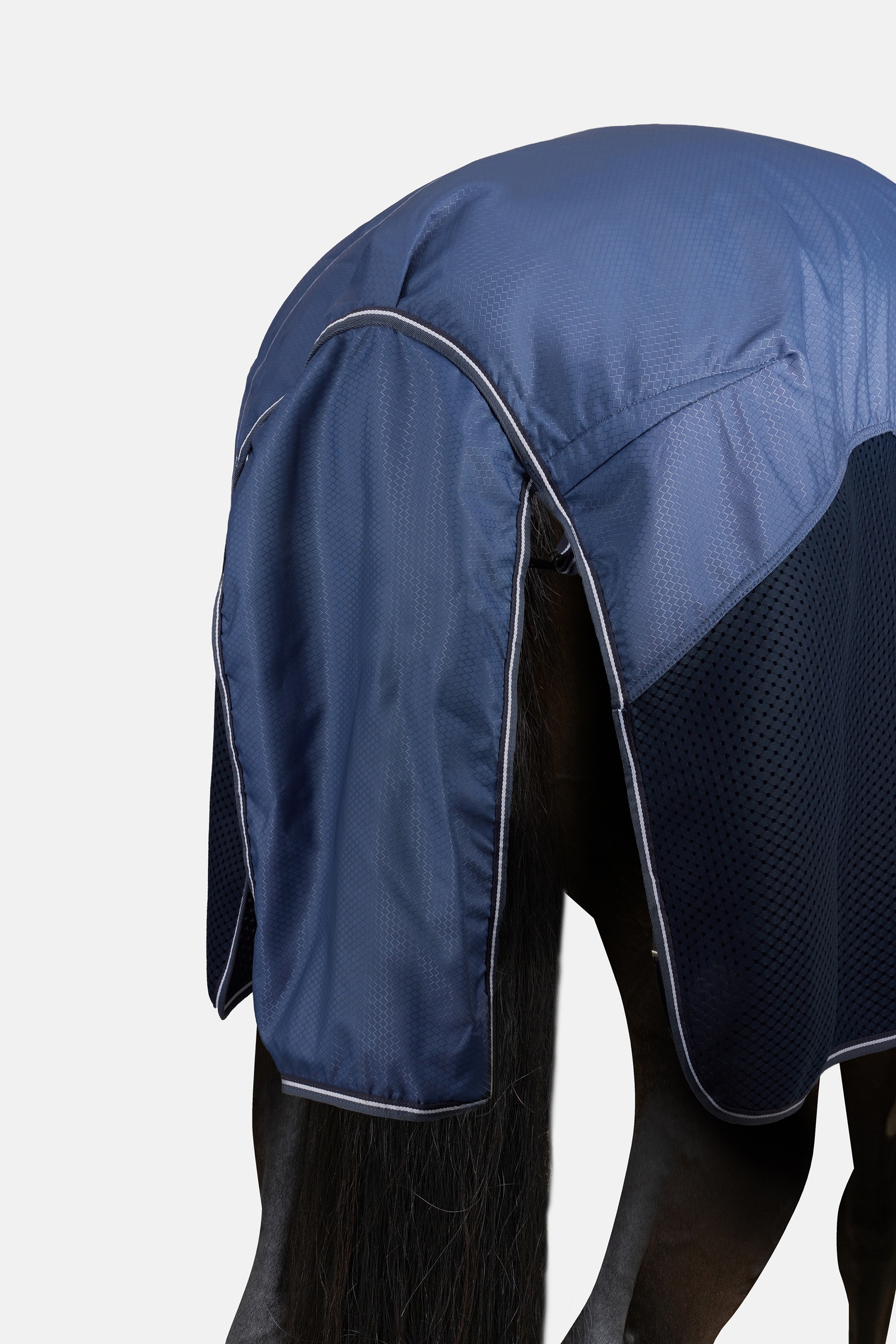 Horze Aircool 3D ulkoloimi sateeseen irrotettavalla kaulakappaleella