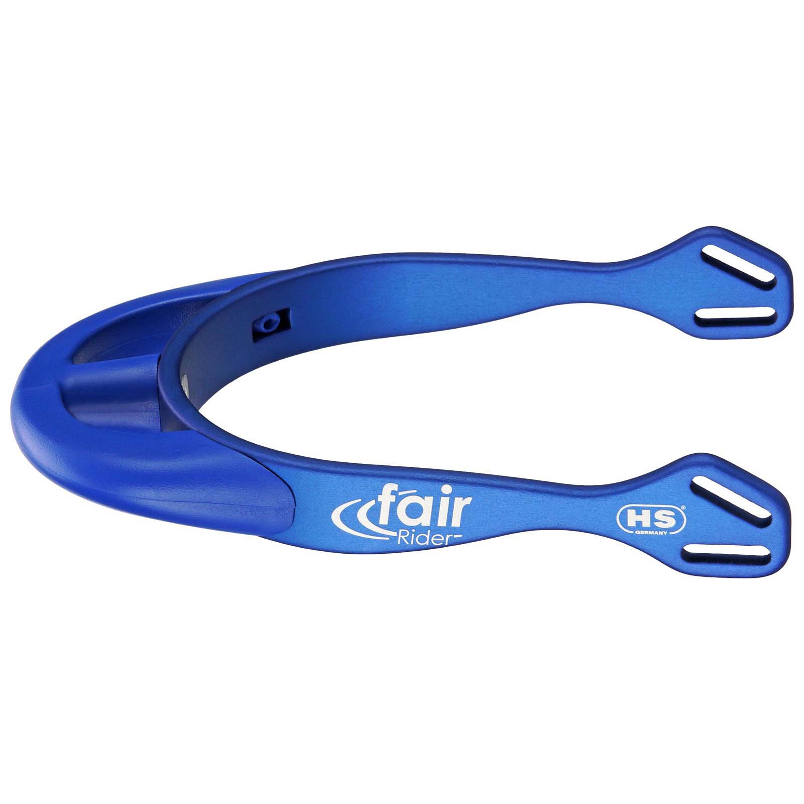 Blue/Blue Sprenger FairRider alumiinikannukset pyöristetyllä kannusosalla, 25 mm