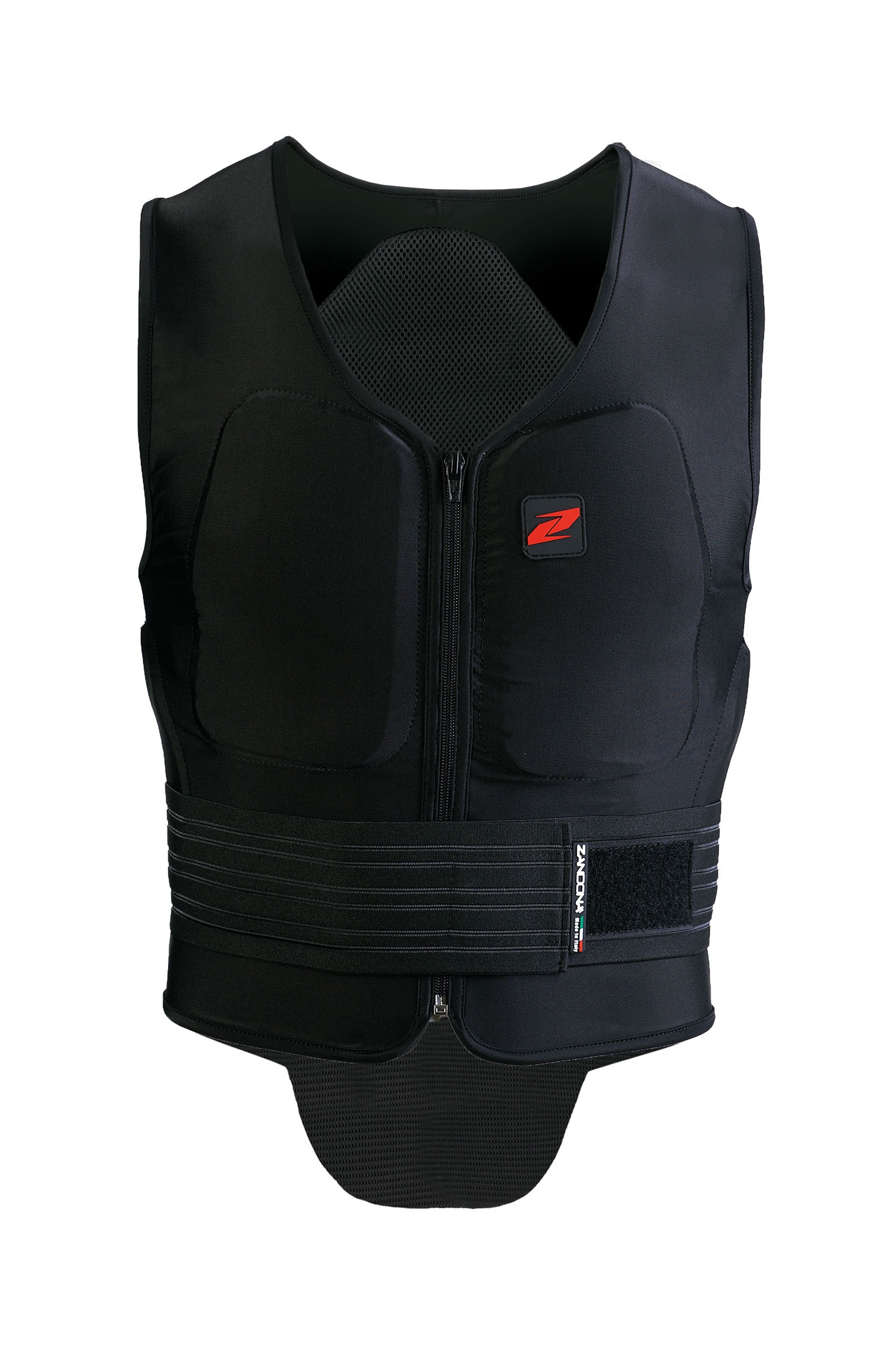 Black Zandona Soft Vest Pro x7 (168-177 cm) turvaliivi selkäpanssarilla