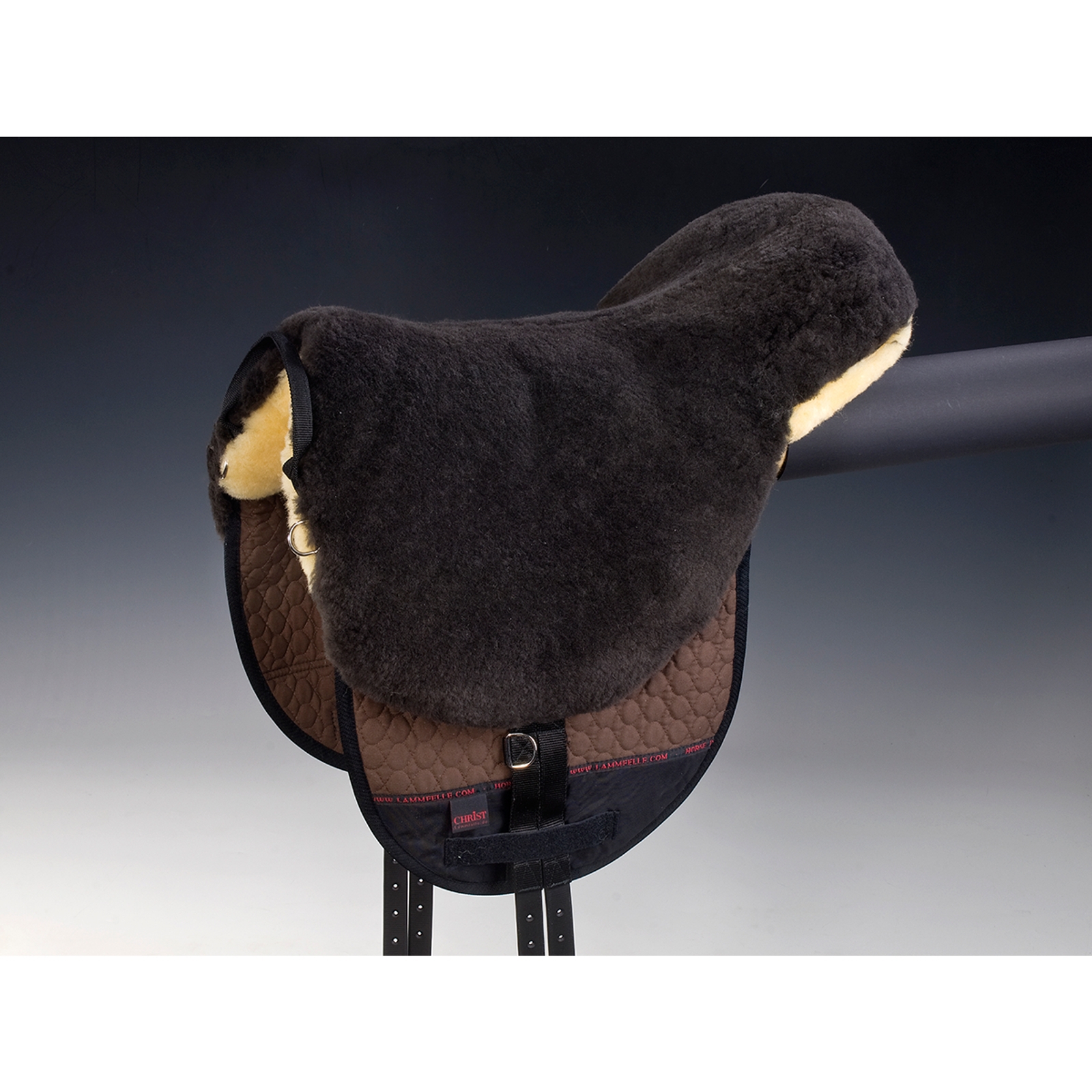 Brown/Brown/Natural Christ Bareback Basic Plus lampaankarvasatula, SH