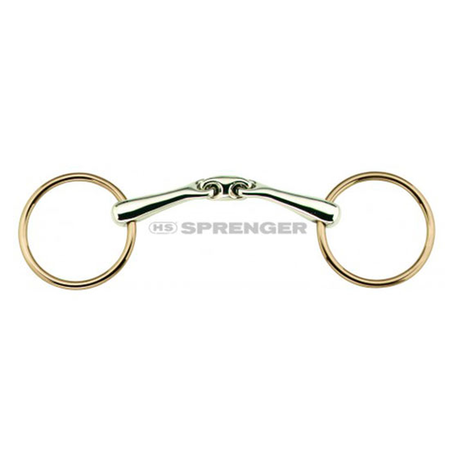 Sprenger KK ULTRA Sensogan/Aurigan Loose Ring Snaffle, Double Jt.,  21 mm
