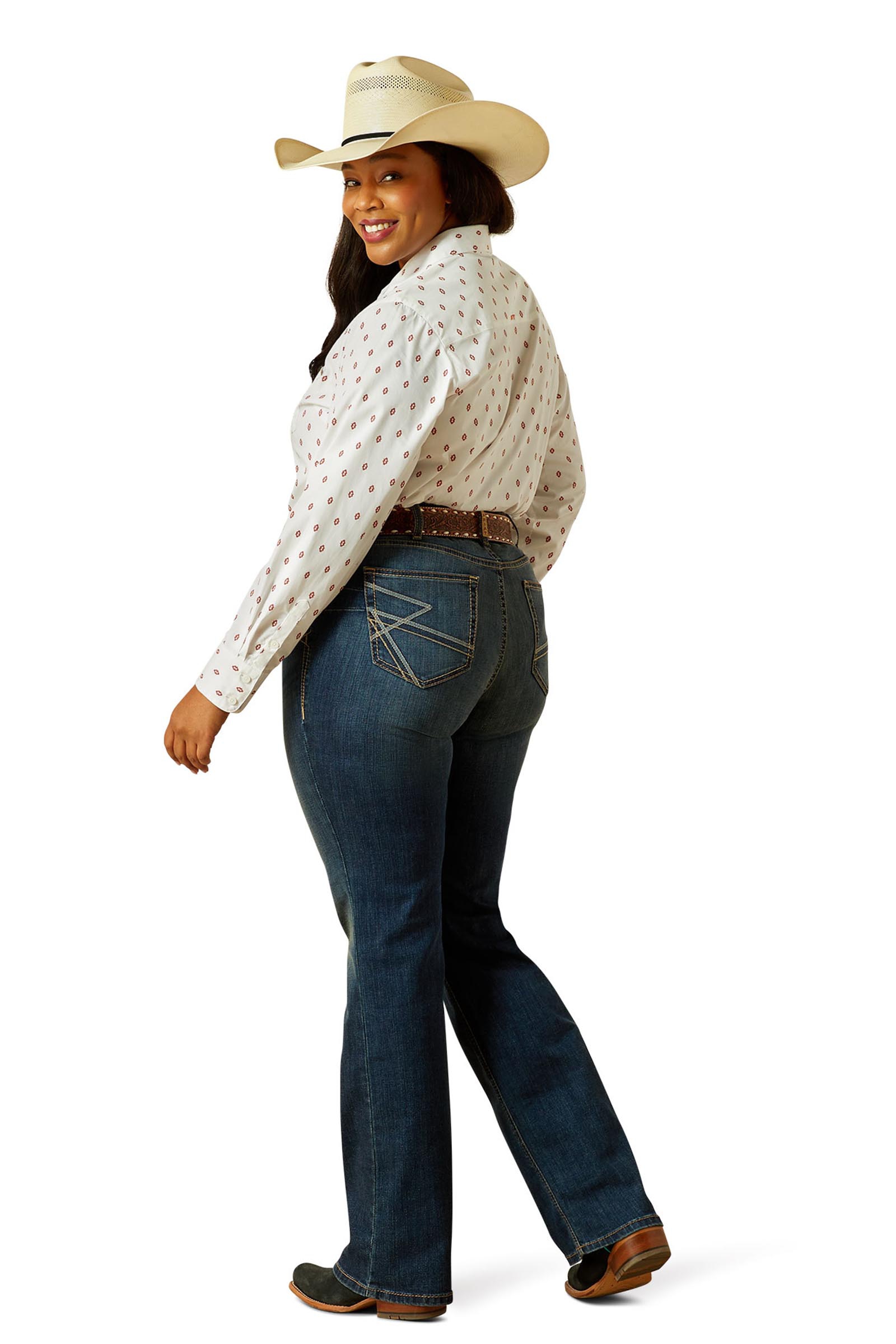 Ariat Sonia Mid Rise naisten bootcut-farkut