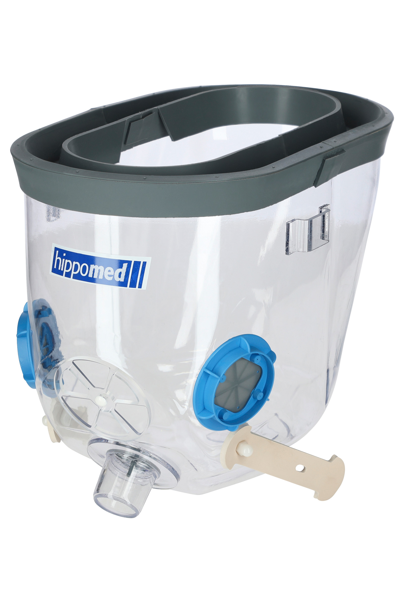 Hippomed inhalaattorin maski, lis&auml;tarvike AirOne Flex inhalaattoriin, kylm&auml;verinen