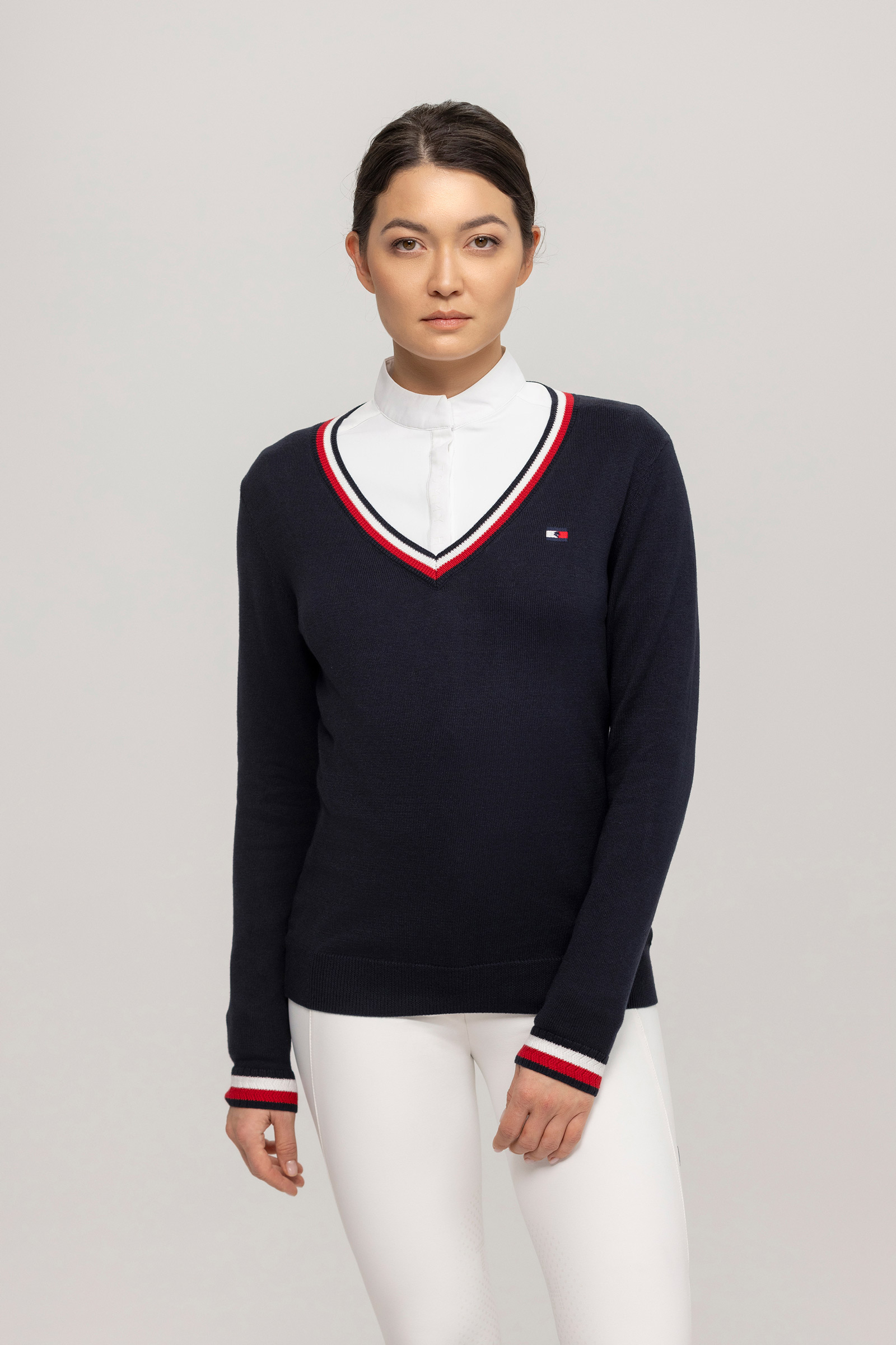Tommy Hilfiger Equestrian Indiana naisten V-aukko neule