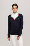 Tommy Hilfiger Equestrian Indiana naisten V-aukko neule